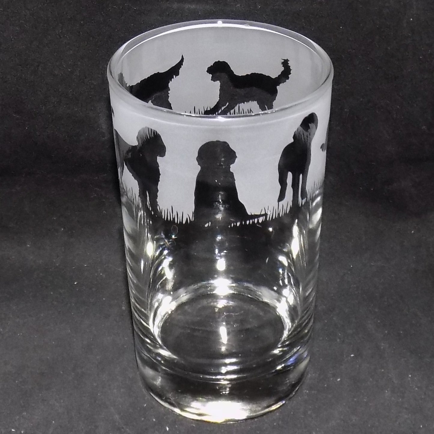 Labradoodle Tall Glass