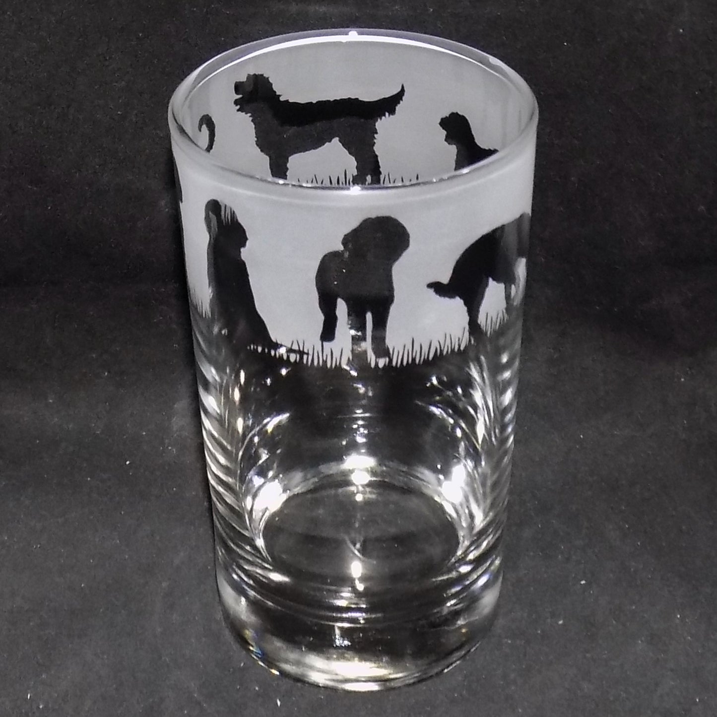 Labradoodle Tall Glass