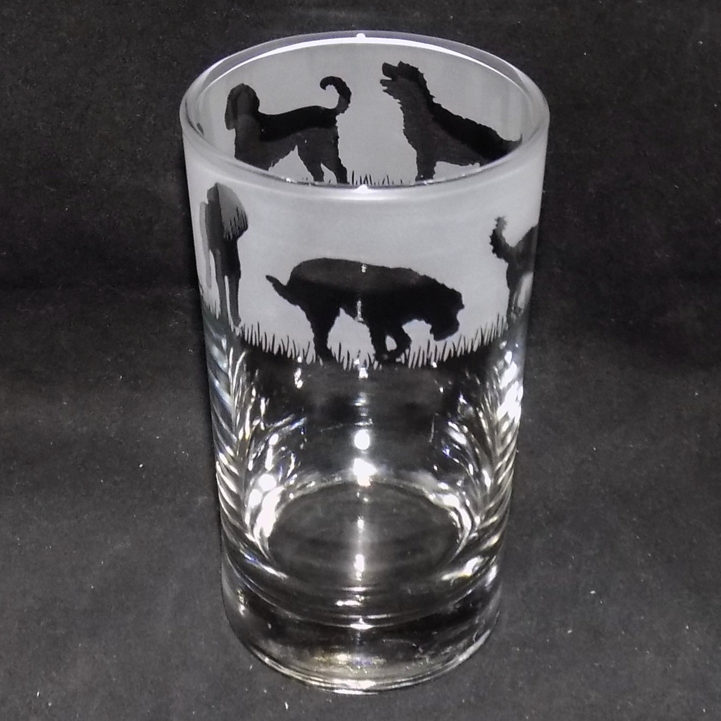 Labradoodle Tall Glass