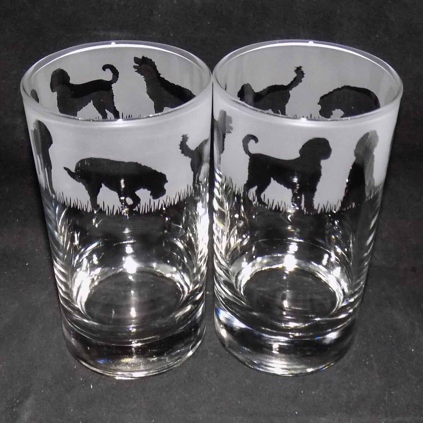 Labradoodle Tall Glass