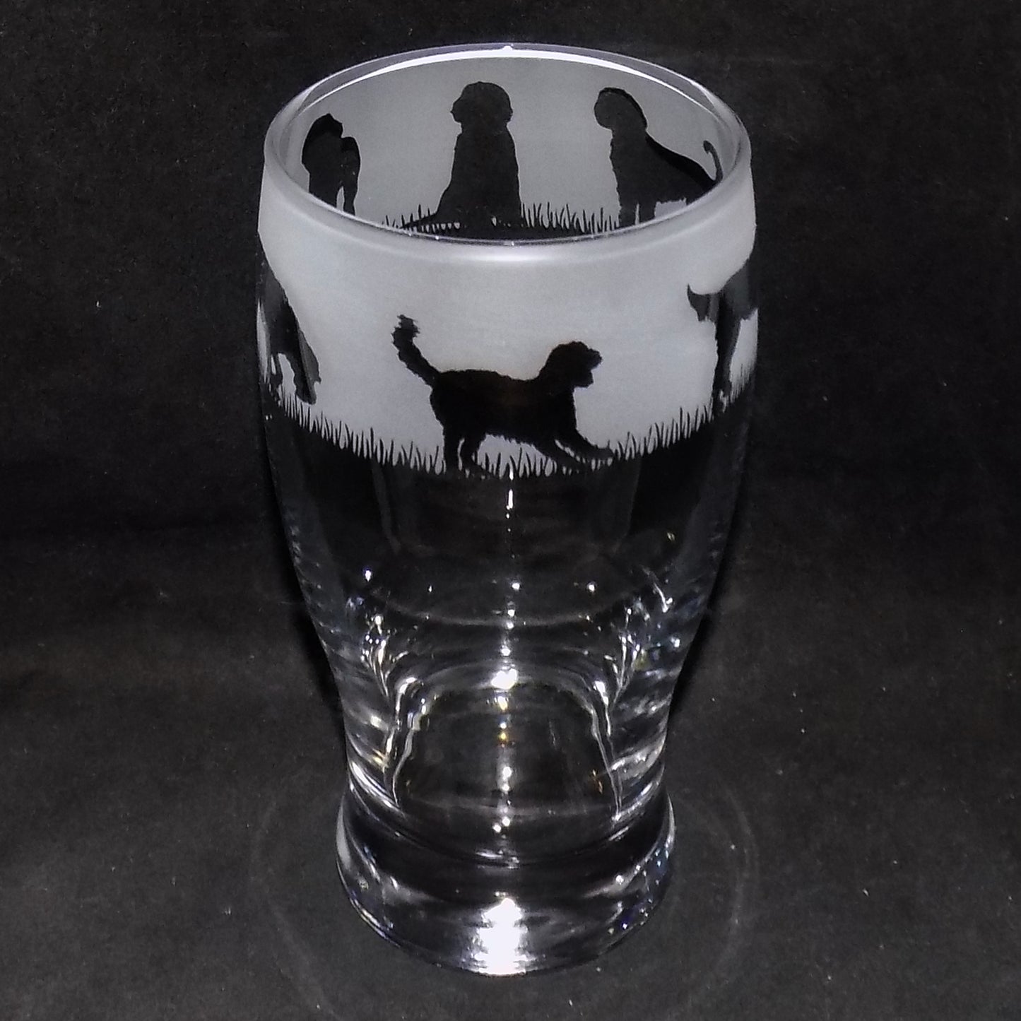 Labradoodle Pint Glass