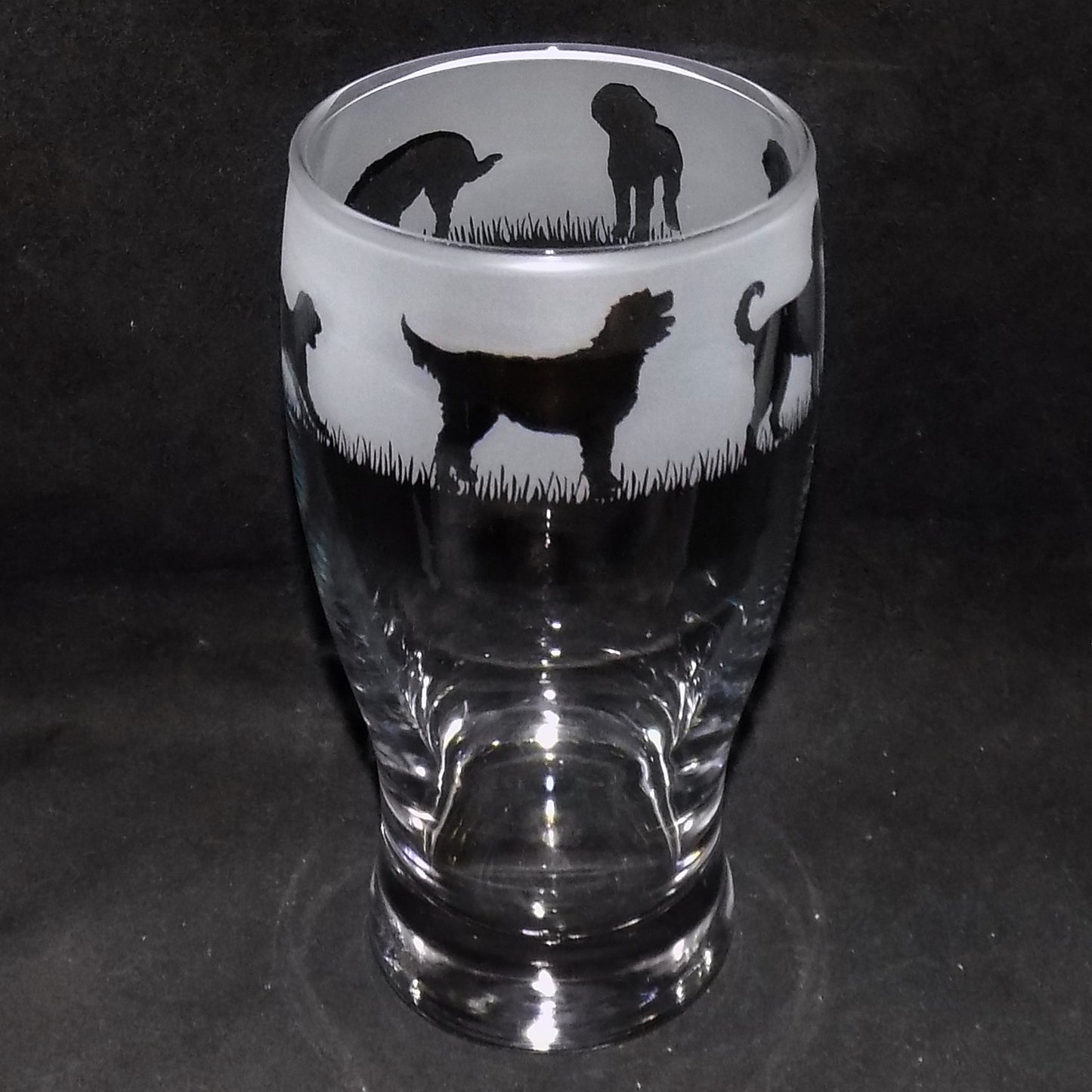 Labradoodle Pint Glass