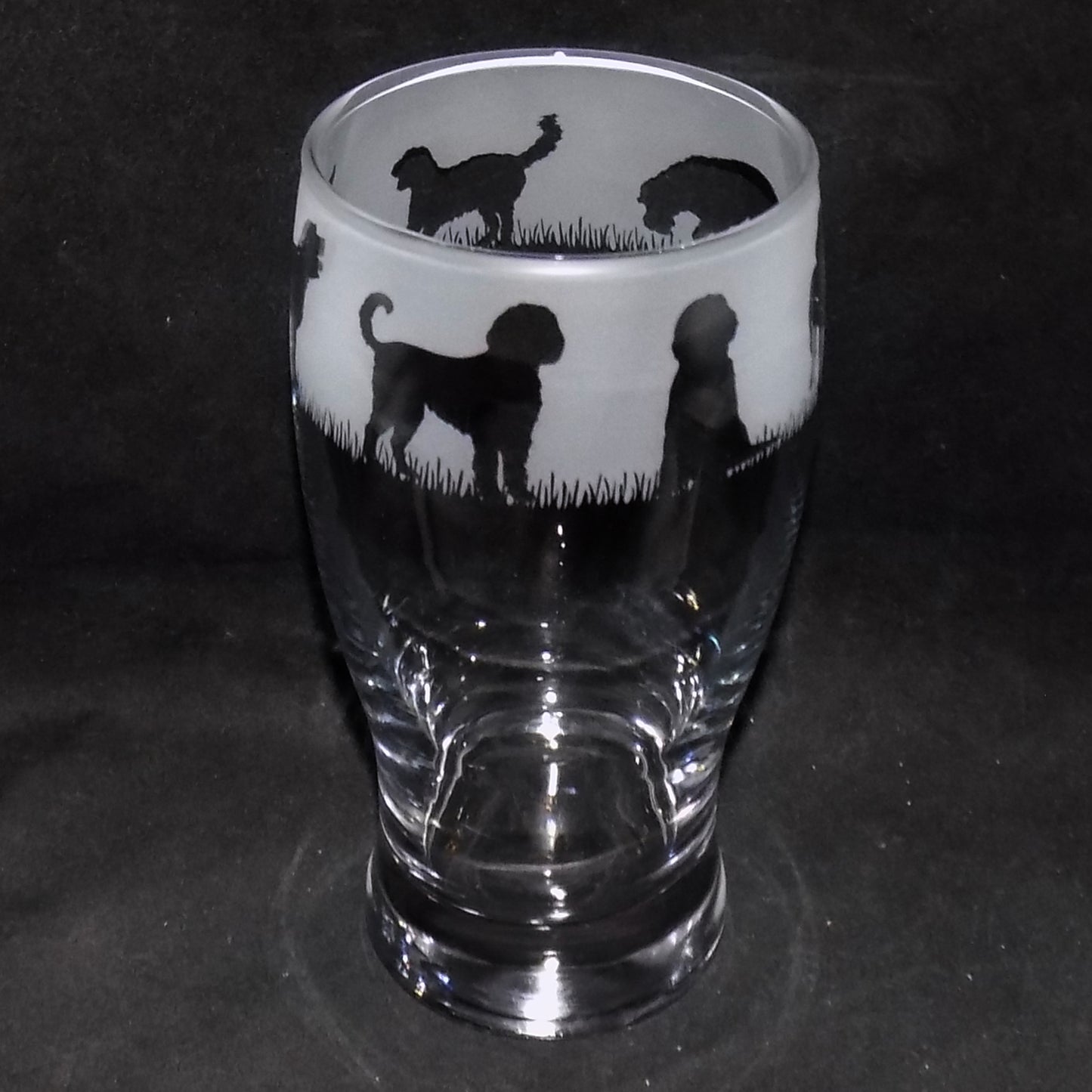 Labradoodle Pint Glass