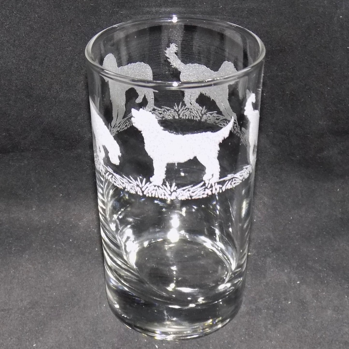 Labradoodle Tall Glass