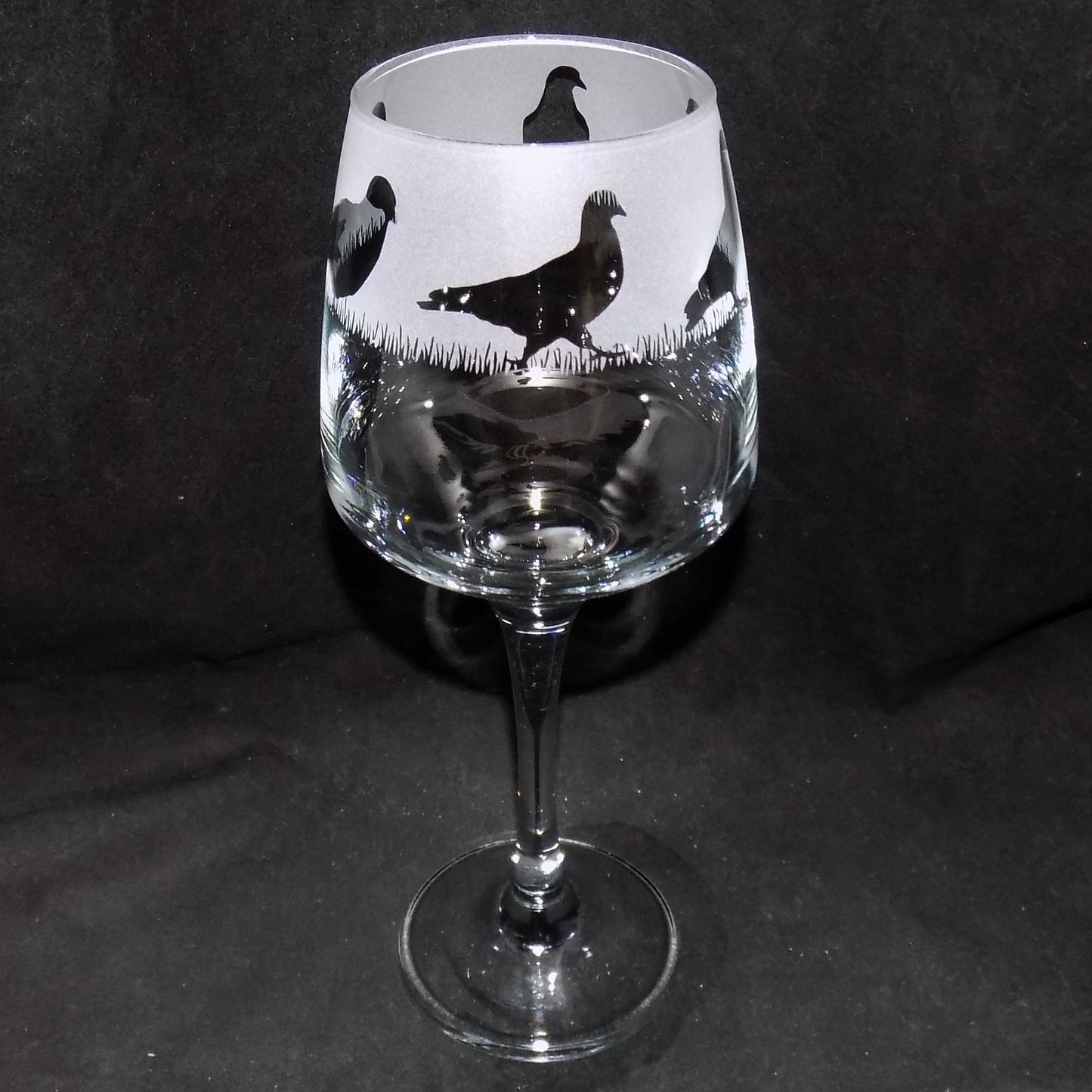 Pigeon Stemmed Wine Glass