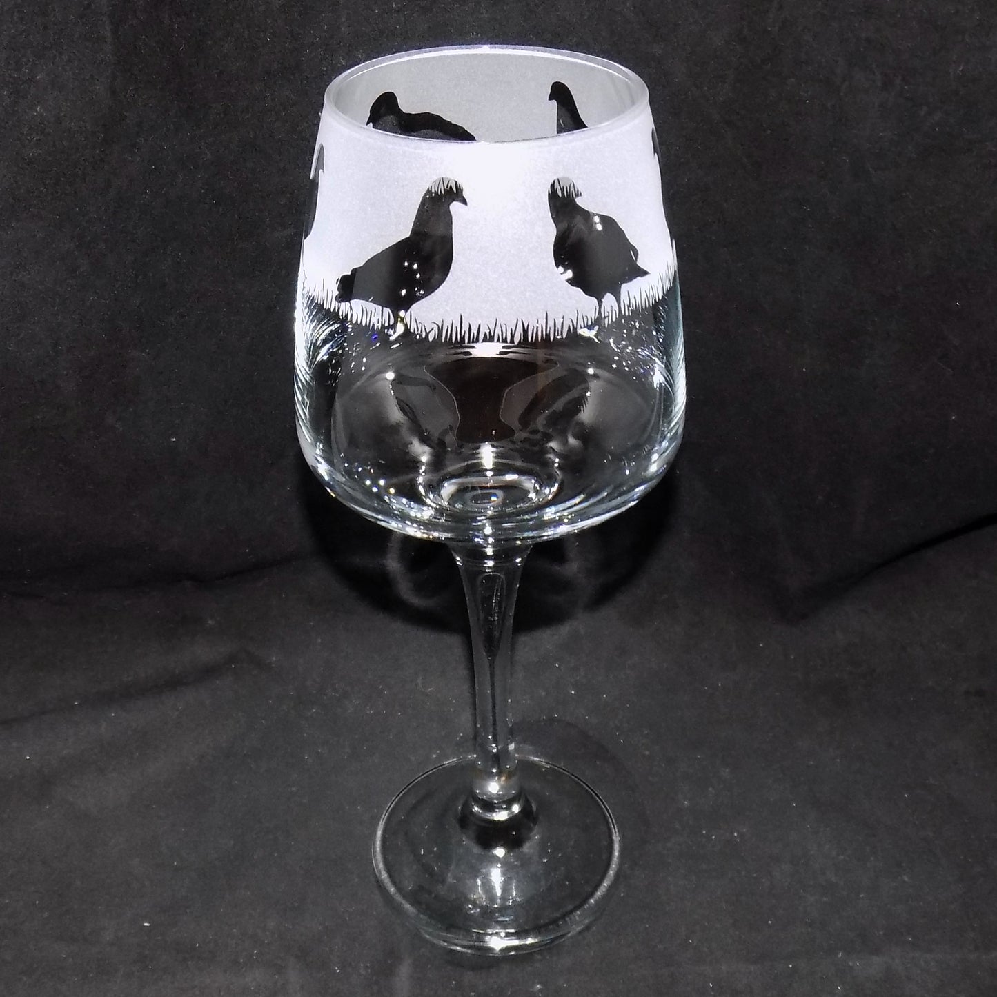Pigeon Stemmed Wine Glass