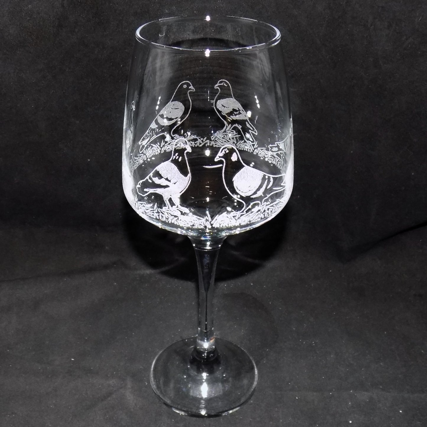 Pigeon Stemmed Wine Glass