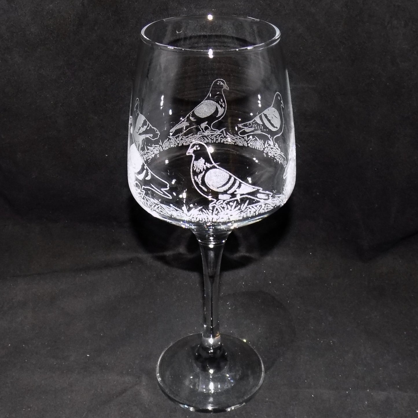 Pigeon Stemmed Wine Glass