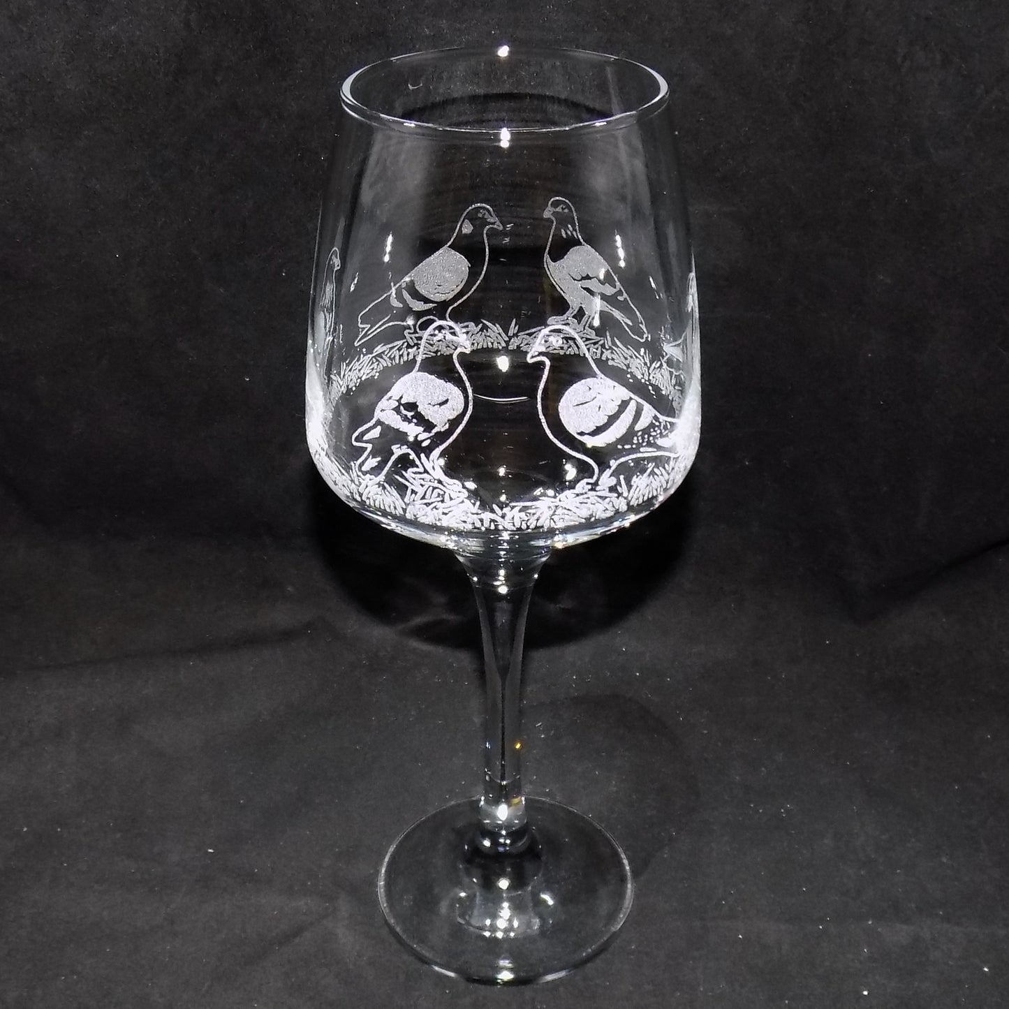 Pigeon Stemmed Wine Glass