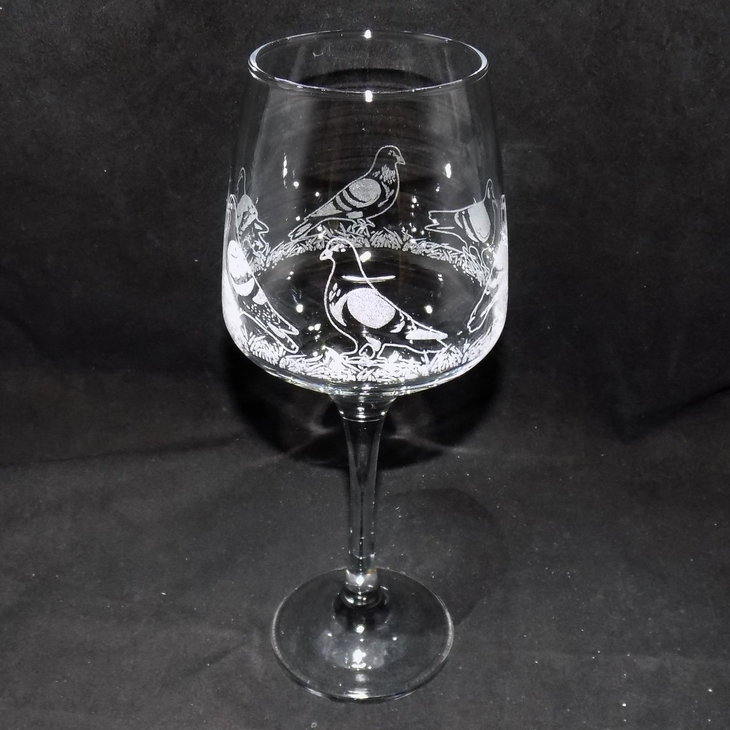 Pigeon Stemmed Wine Glass