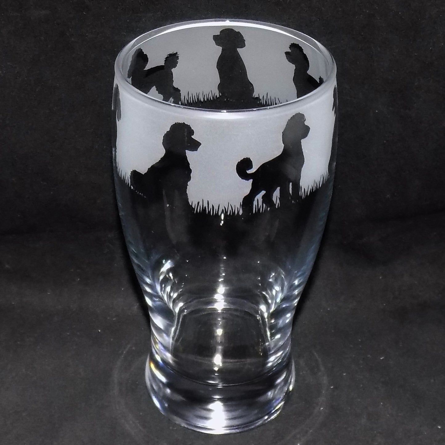 Poodle Pint Glass