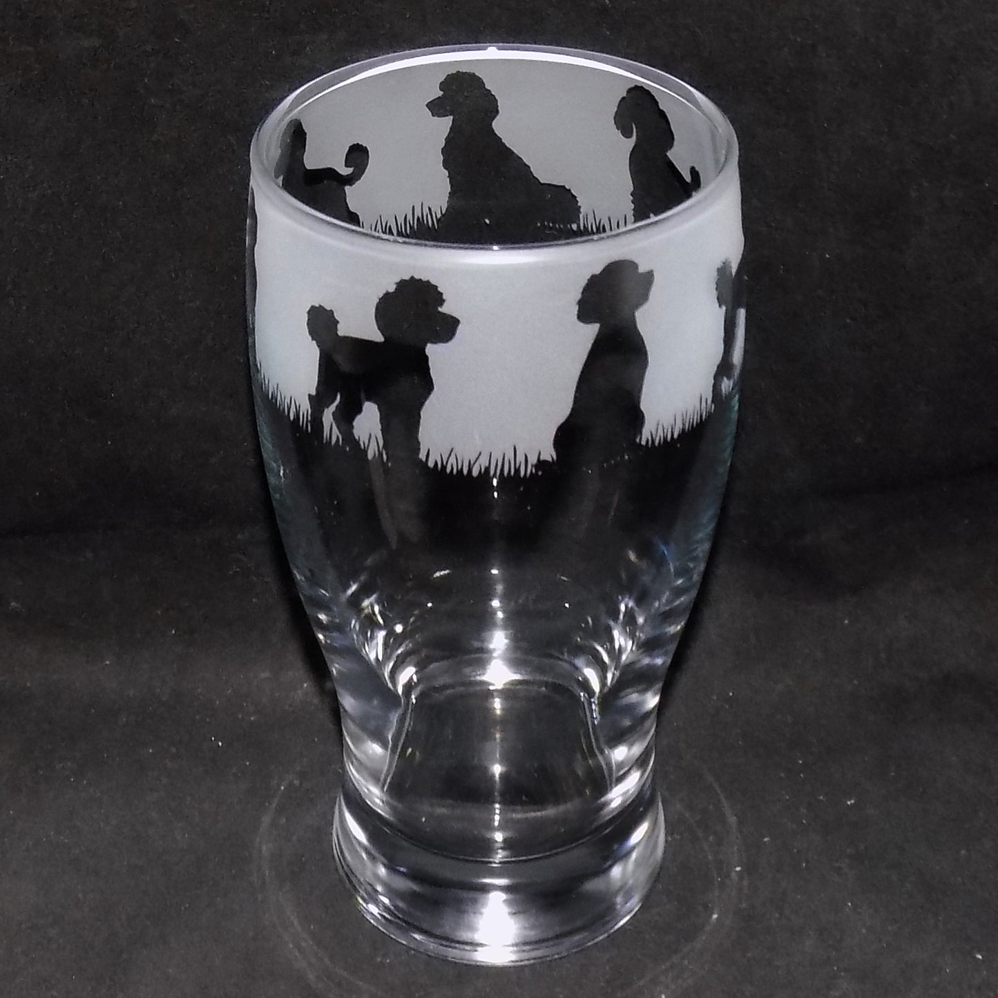 Poodle Pint Glass