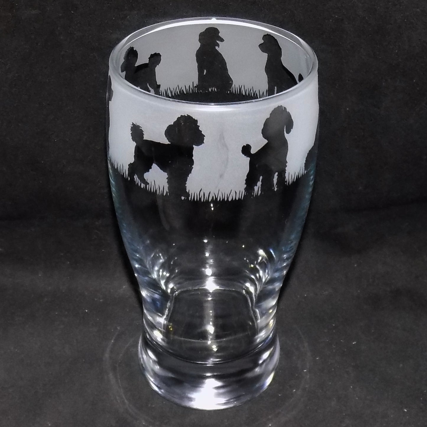 Poodle Pint Glass