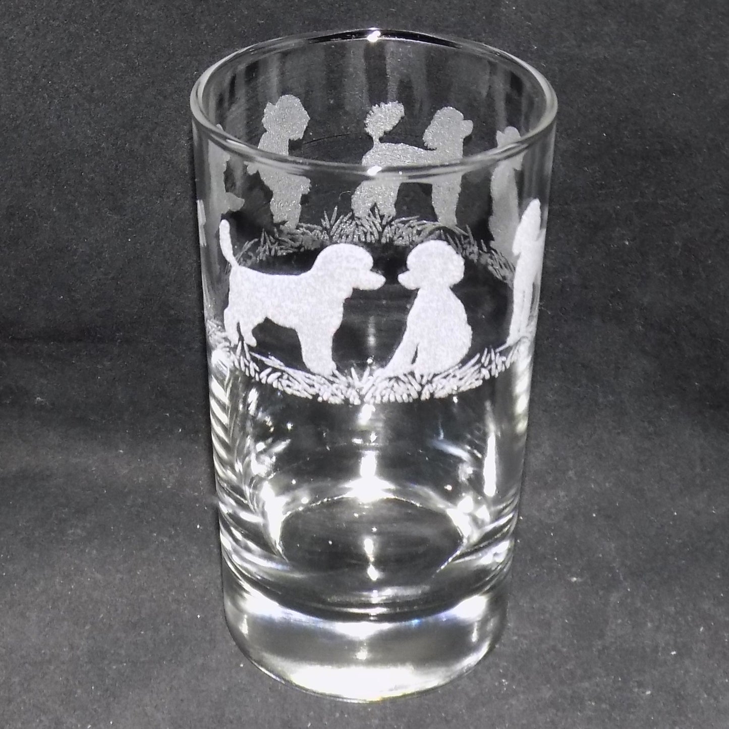 Poodle Tall Glass