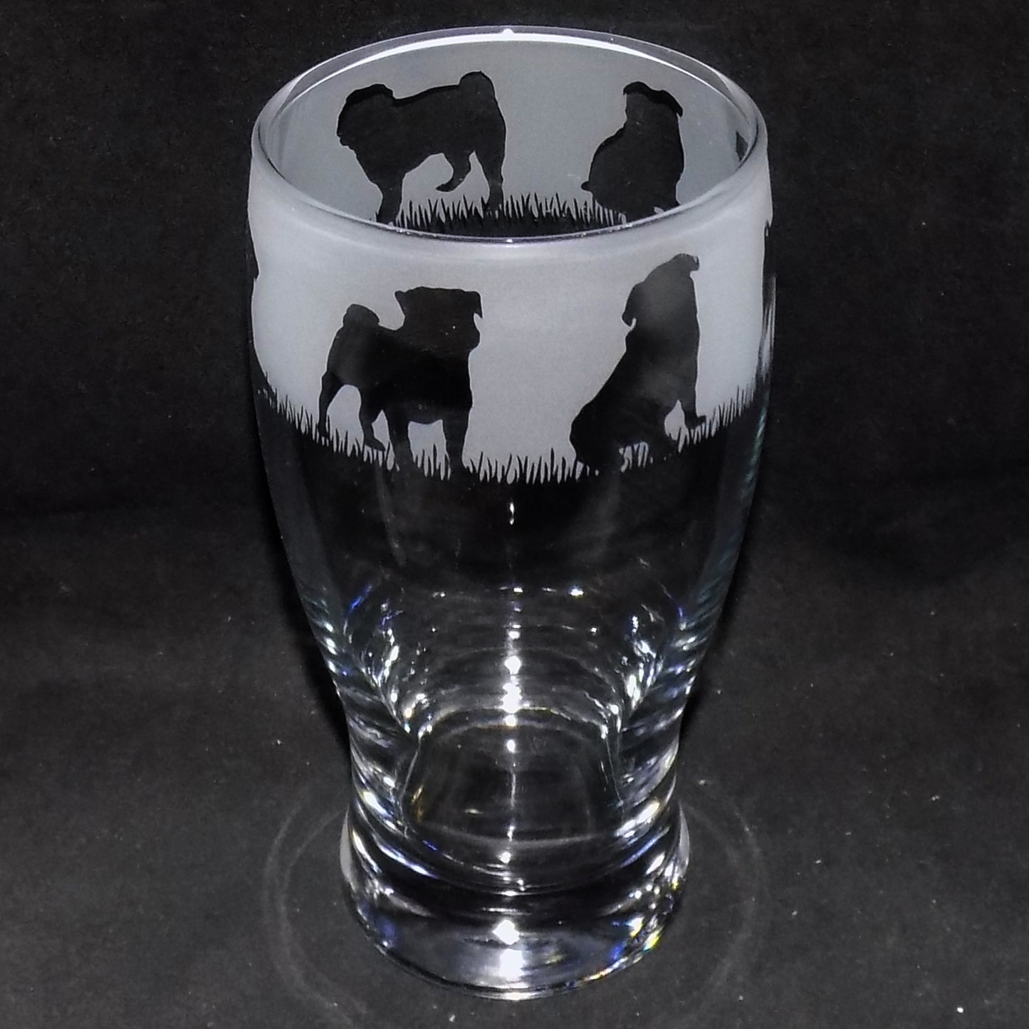 Pug Pint Glass