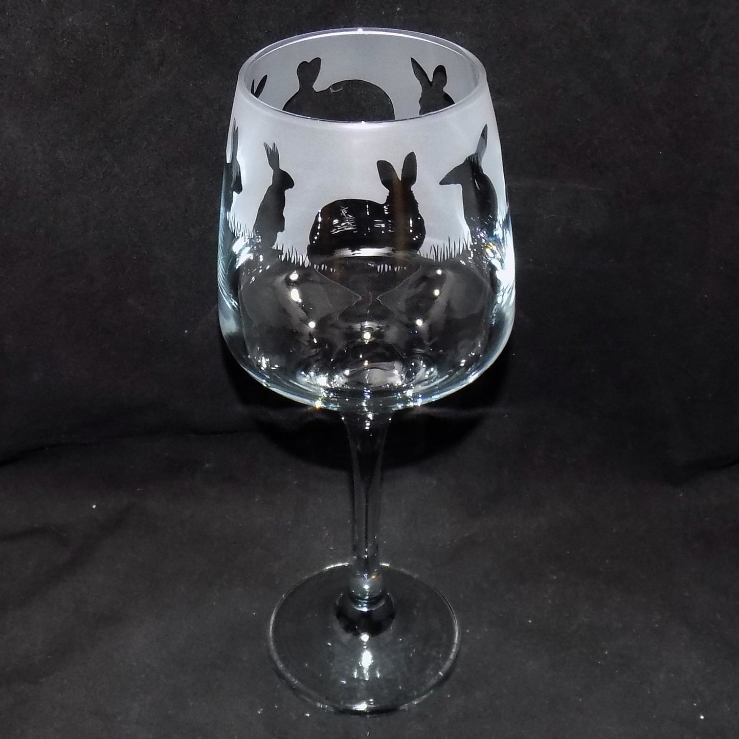Rabbit Stemmed Wine Glass