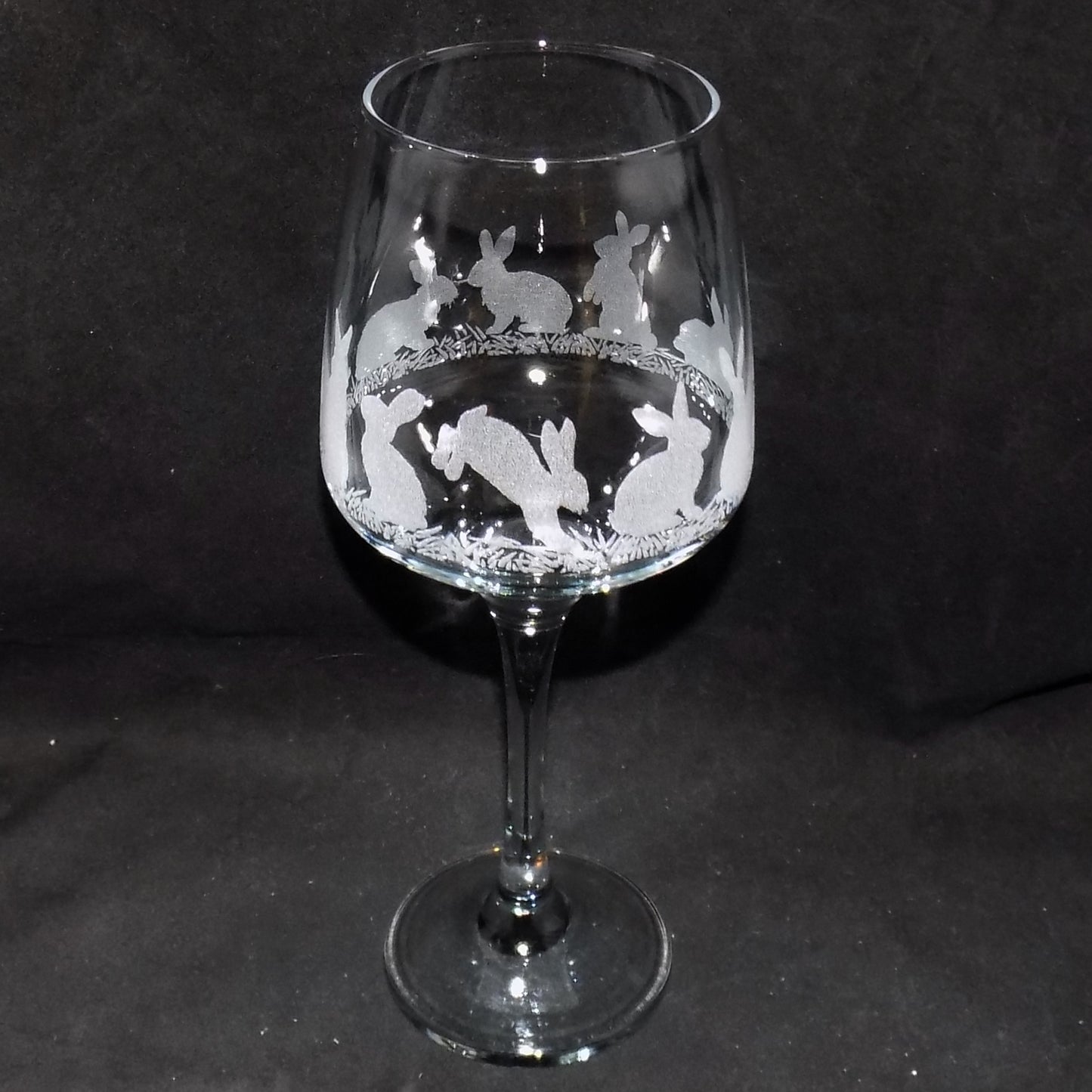 Rabbit Stemmed Wine Glass