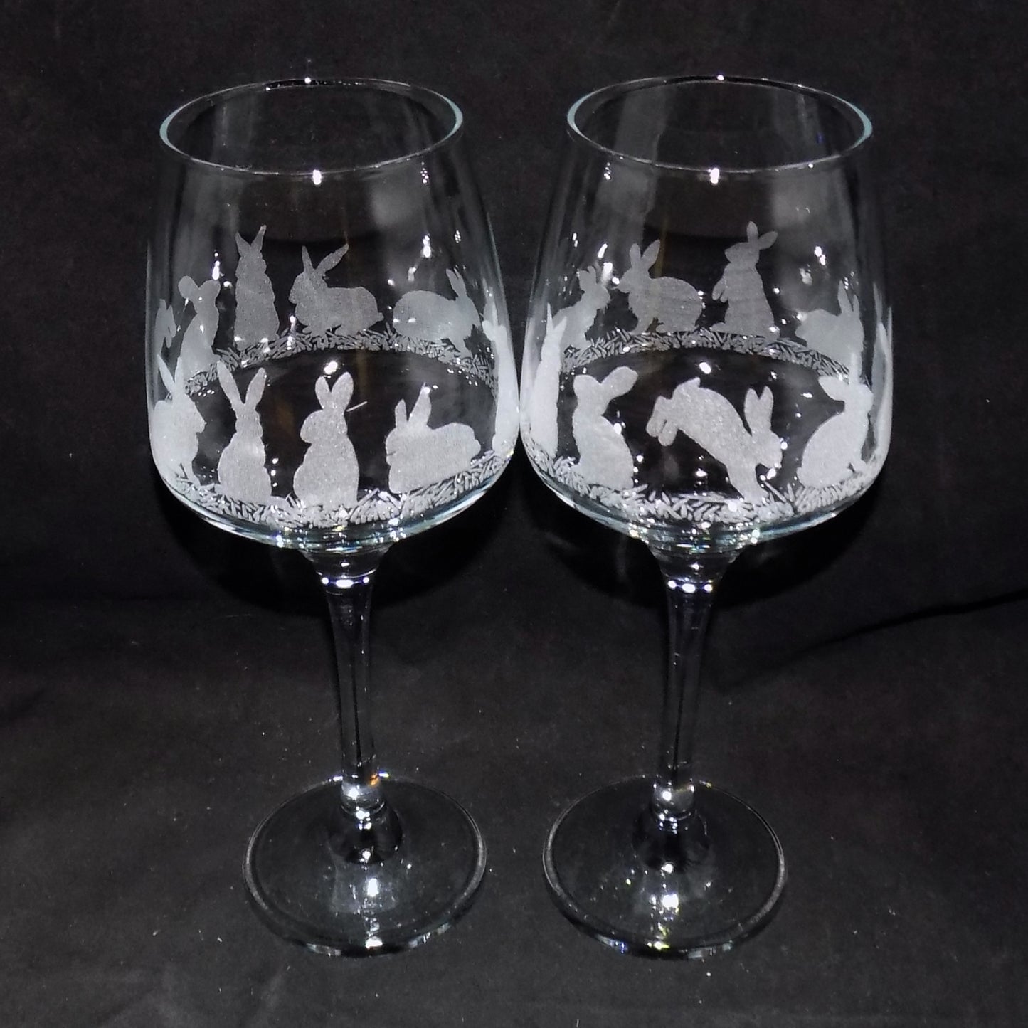 Rabbit Stemmed Wine Glass