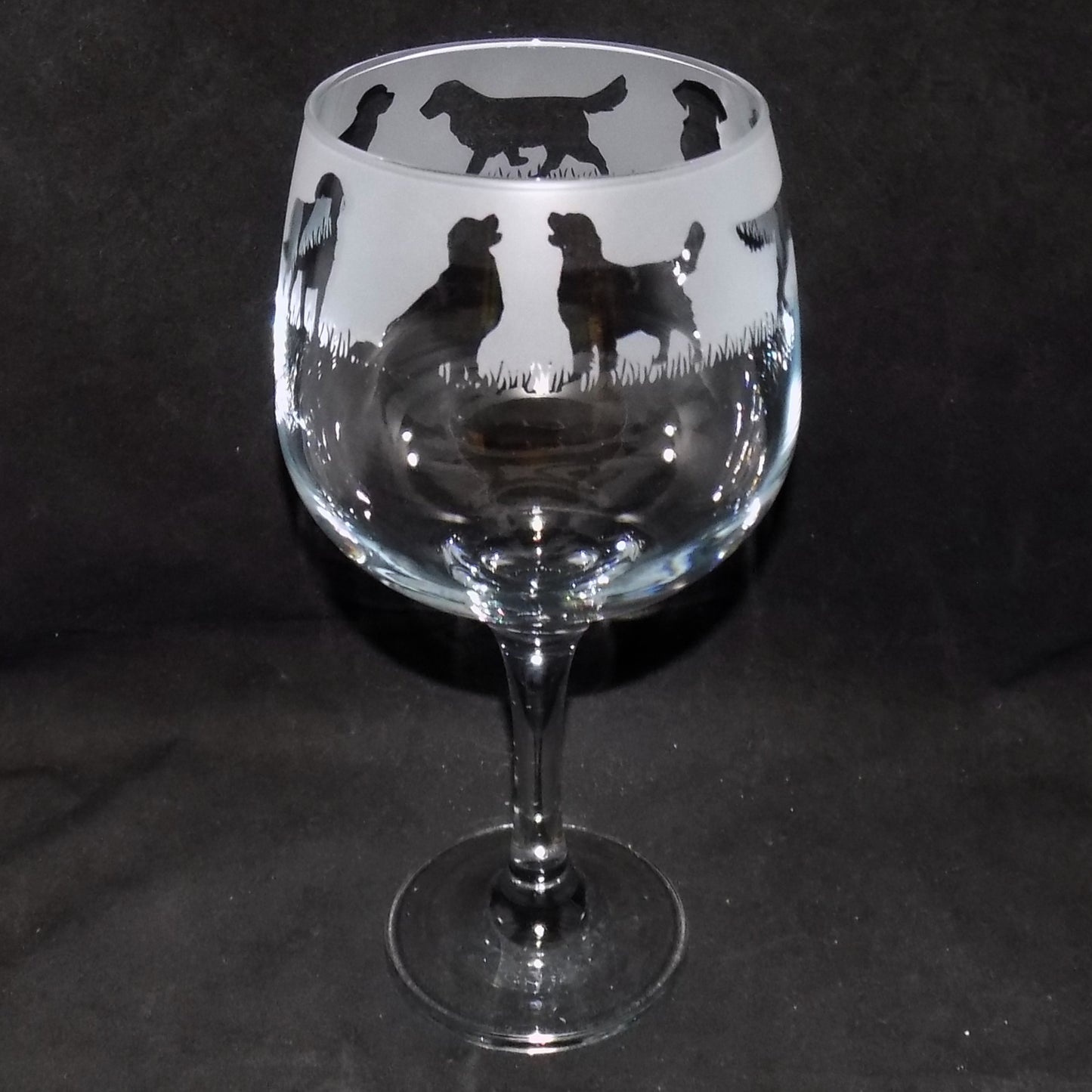 Golden Retriever Gin Glass