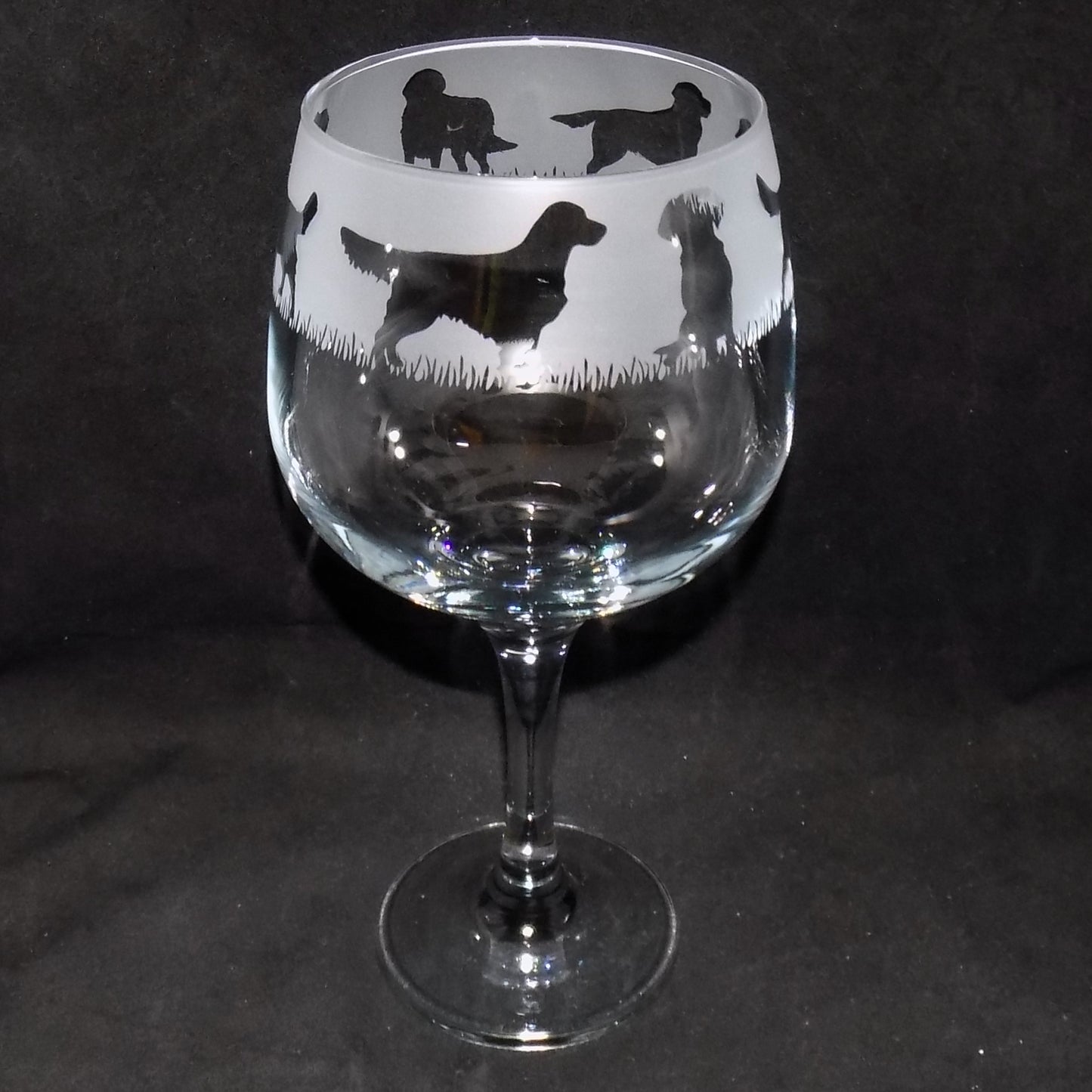 Golden Retriever Gin Glass