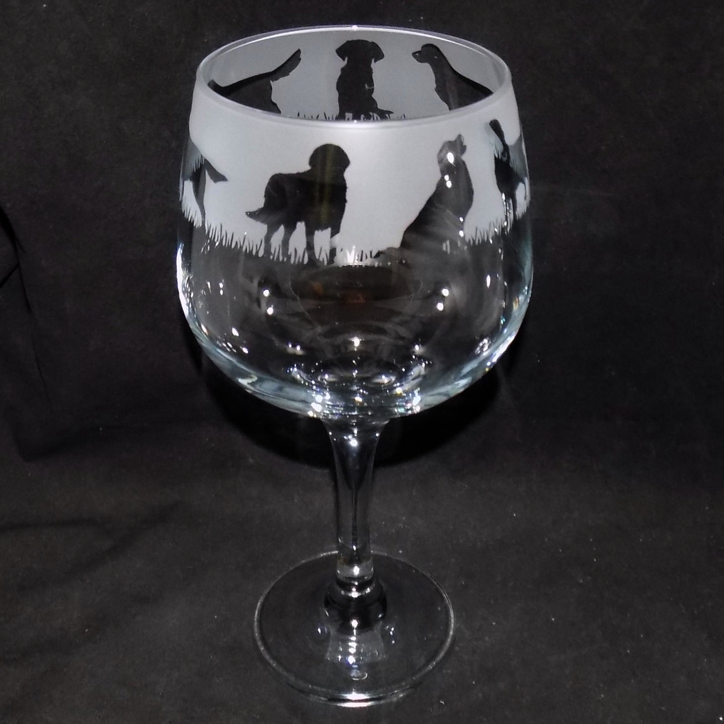 Golden Retriever Gin Glass