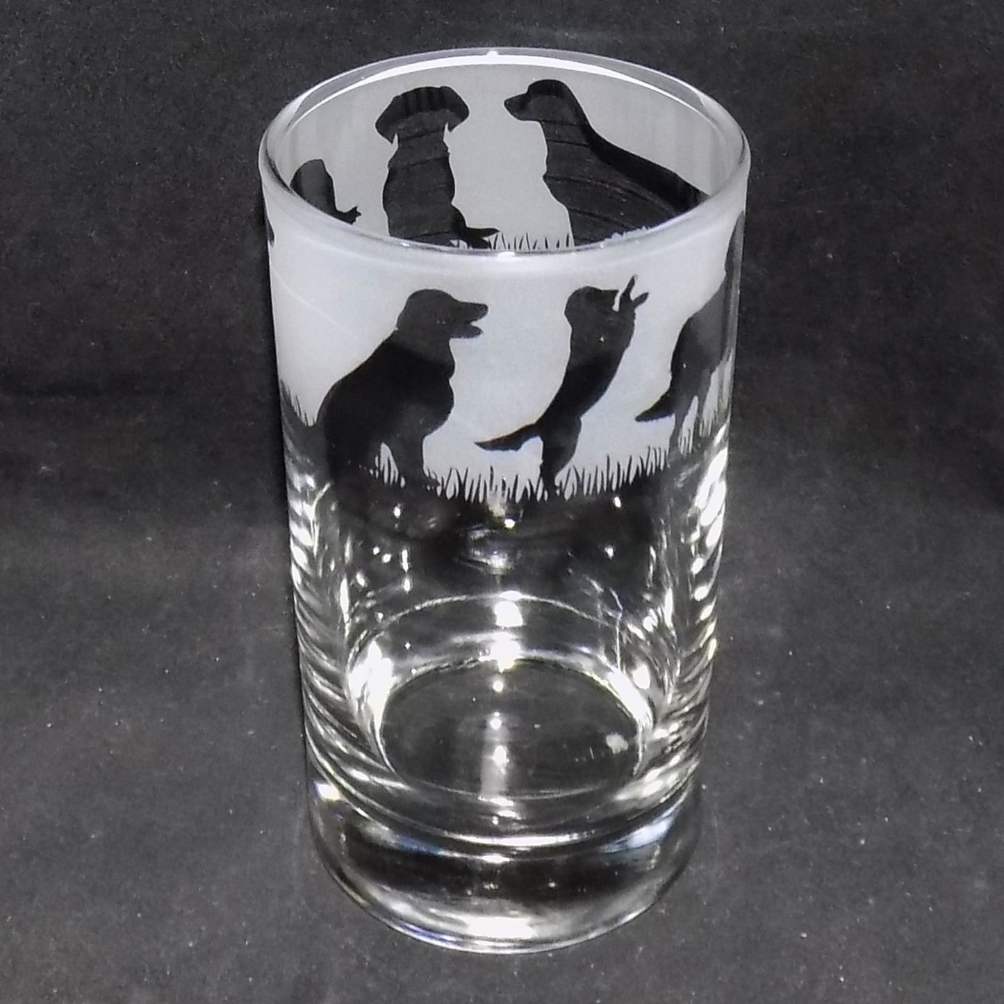 Golden Retriever Tall Glass