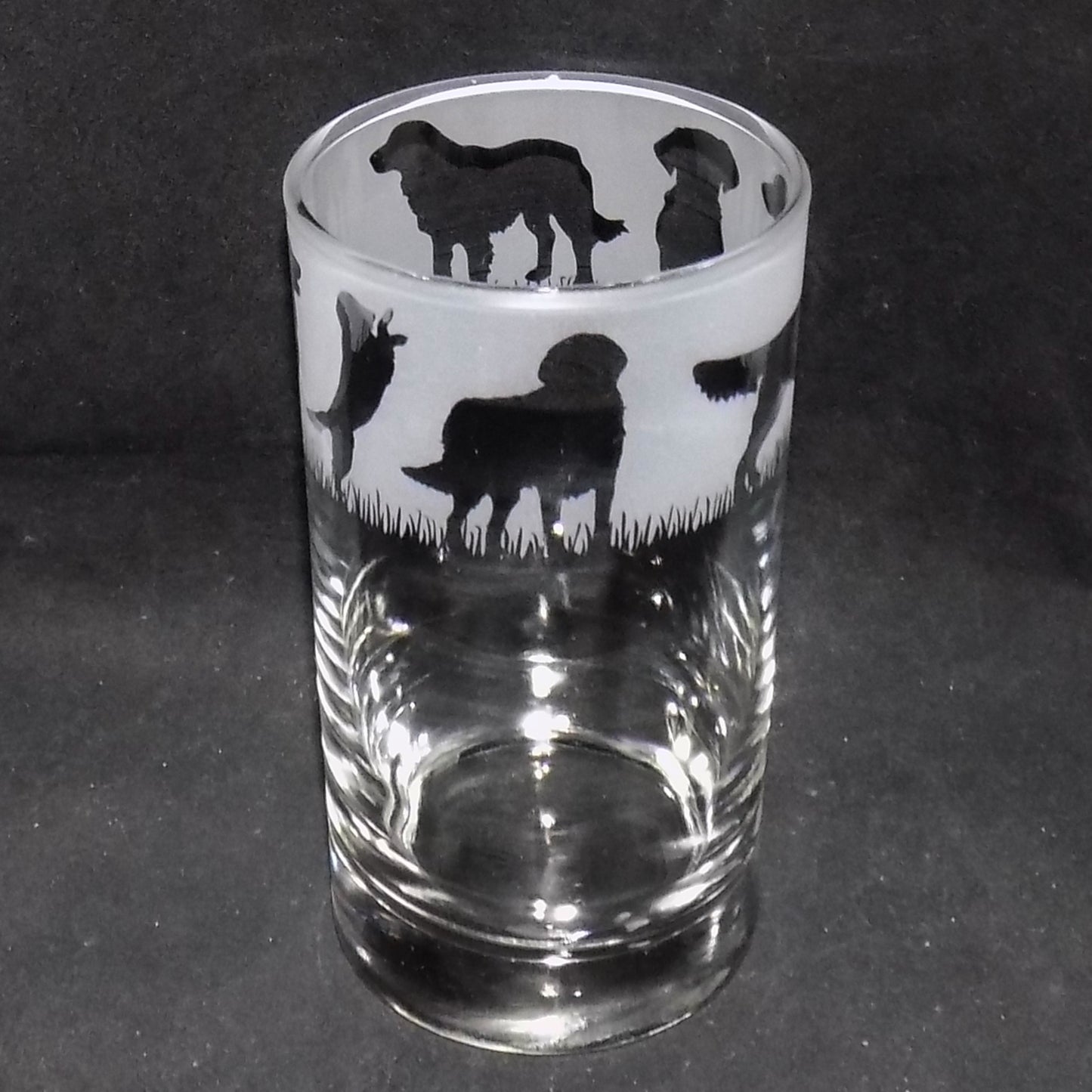 Golden Retriever Tall Glass