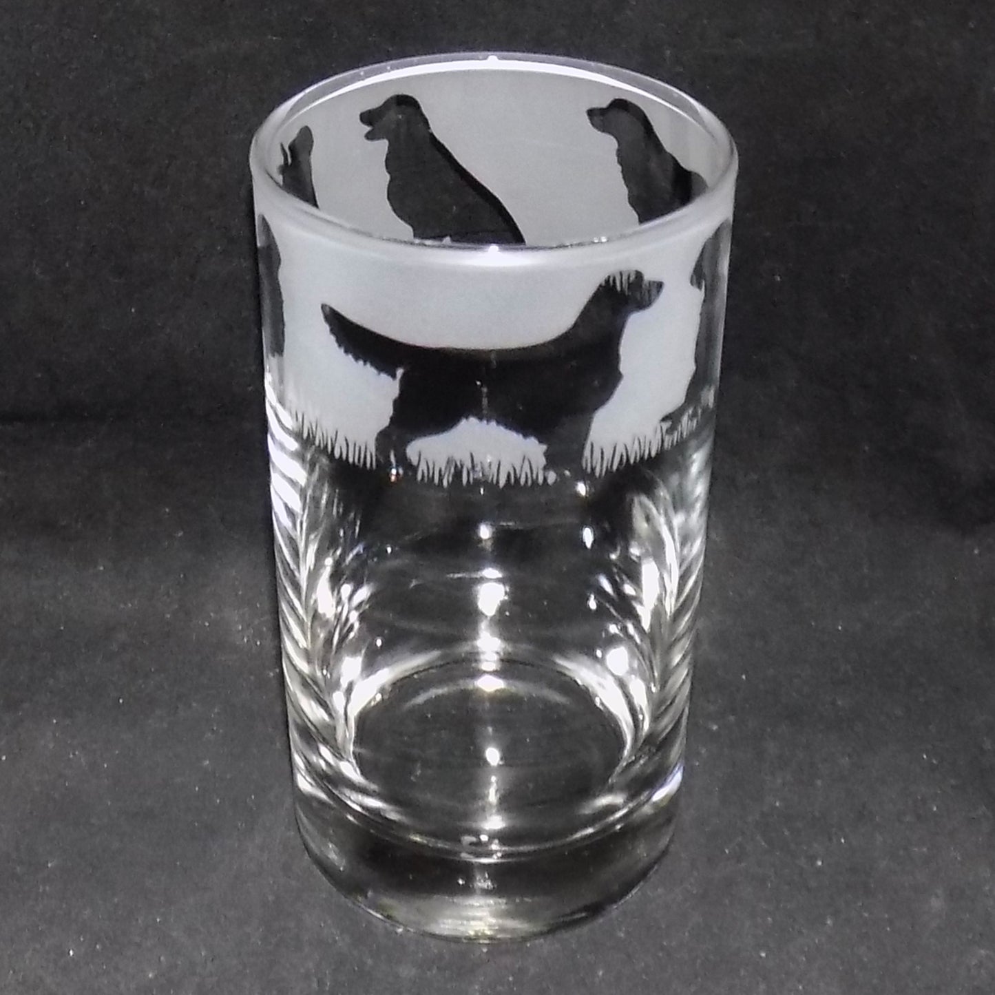Golden Retriever Tall Glass