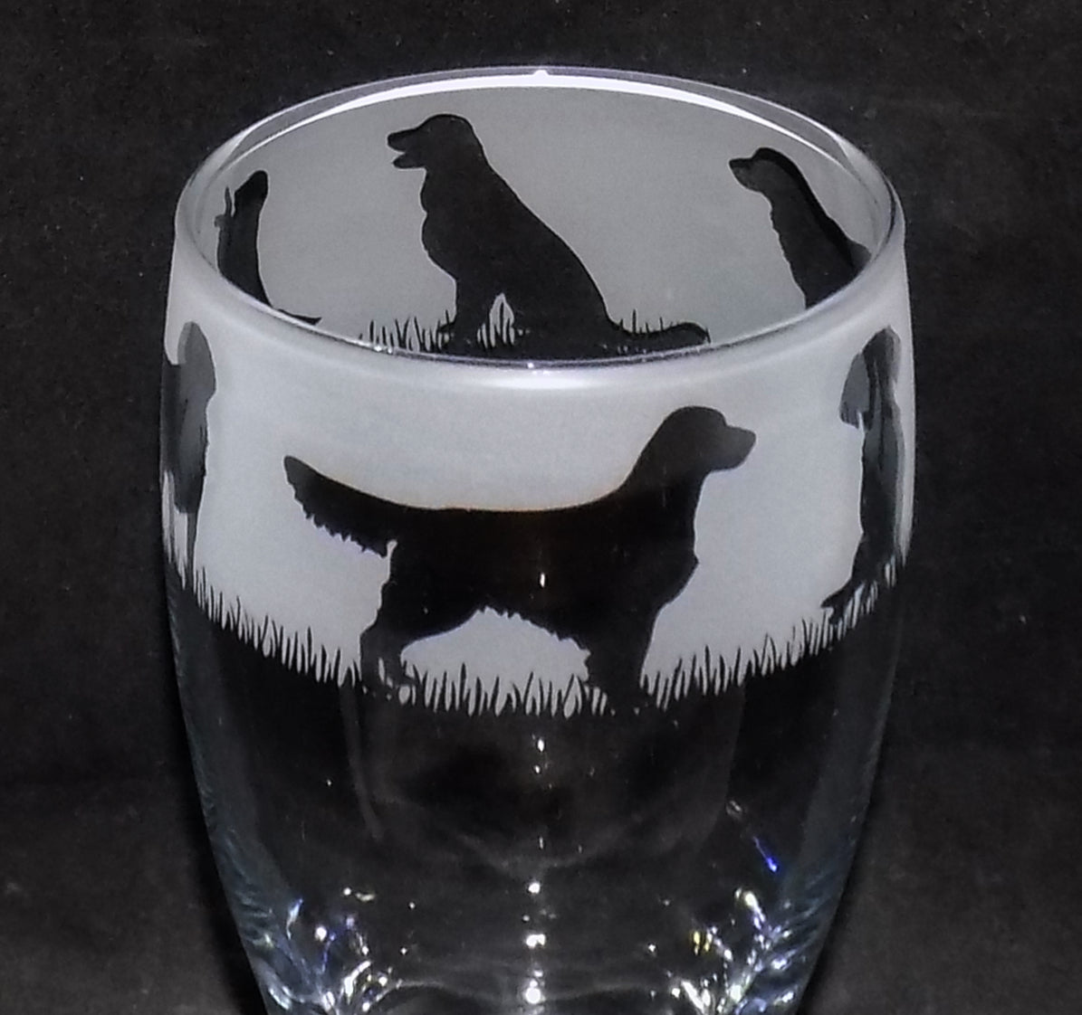 Golden Retriever Pint Glass