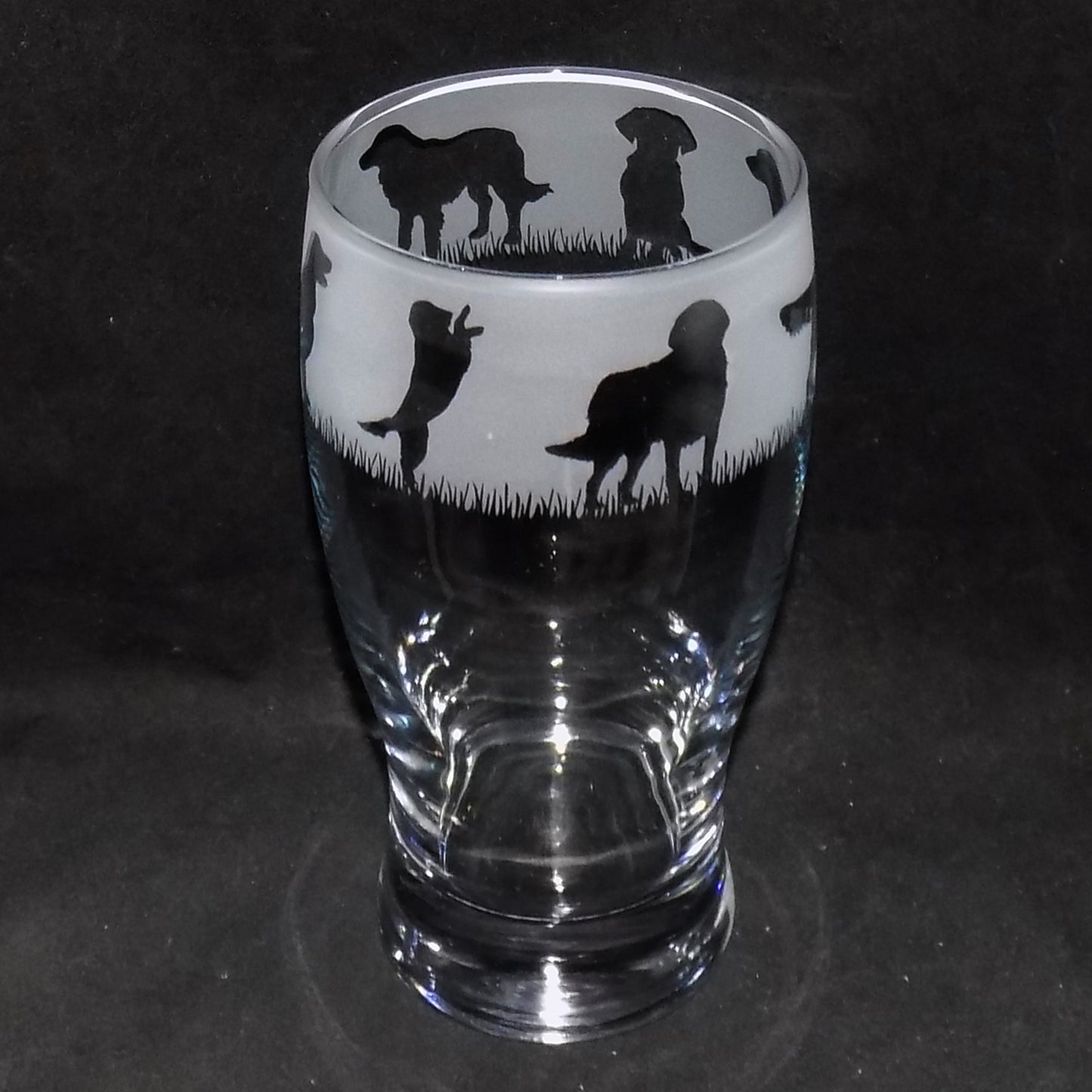 Golden Retriever Pint Glass