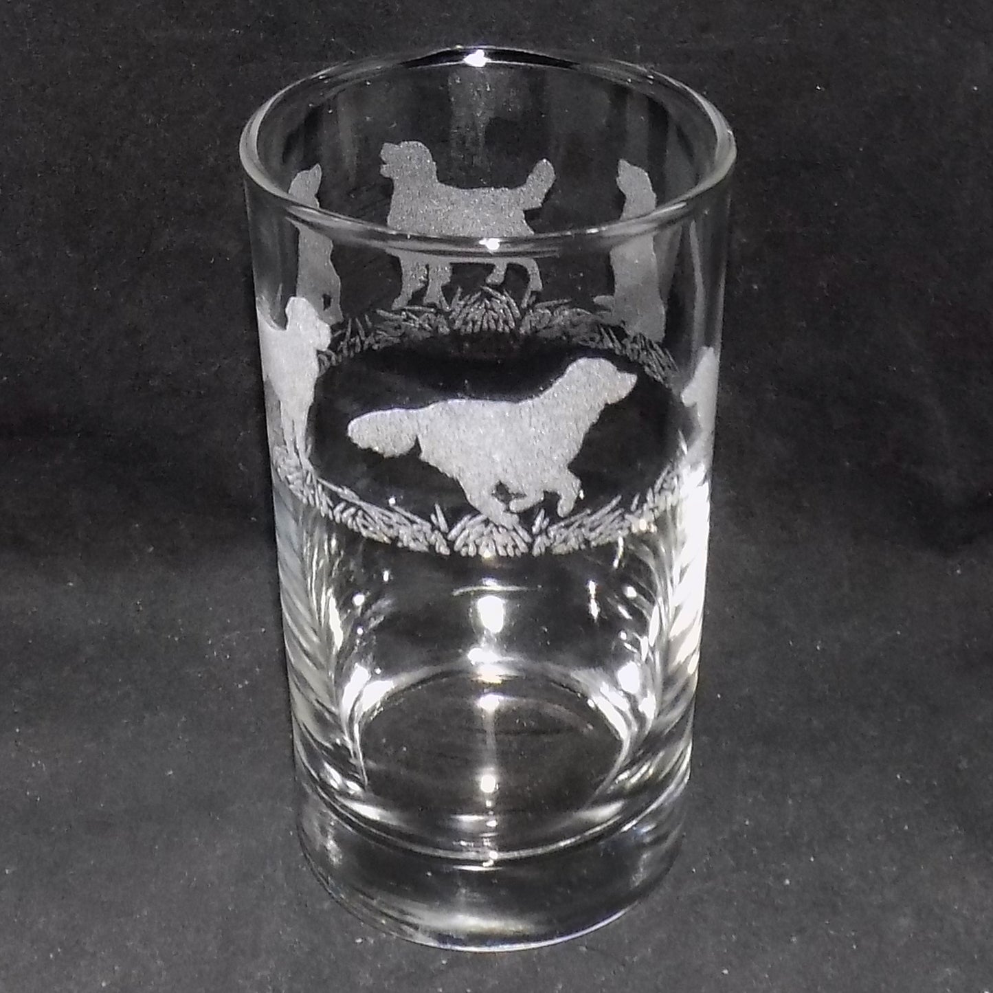 Golden Retriever Tall Glass