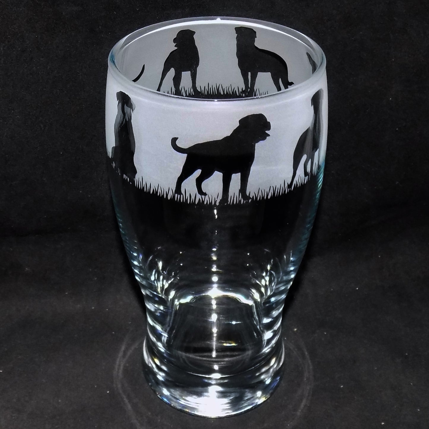 Rottweiler Pint Glass