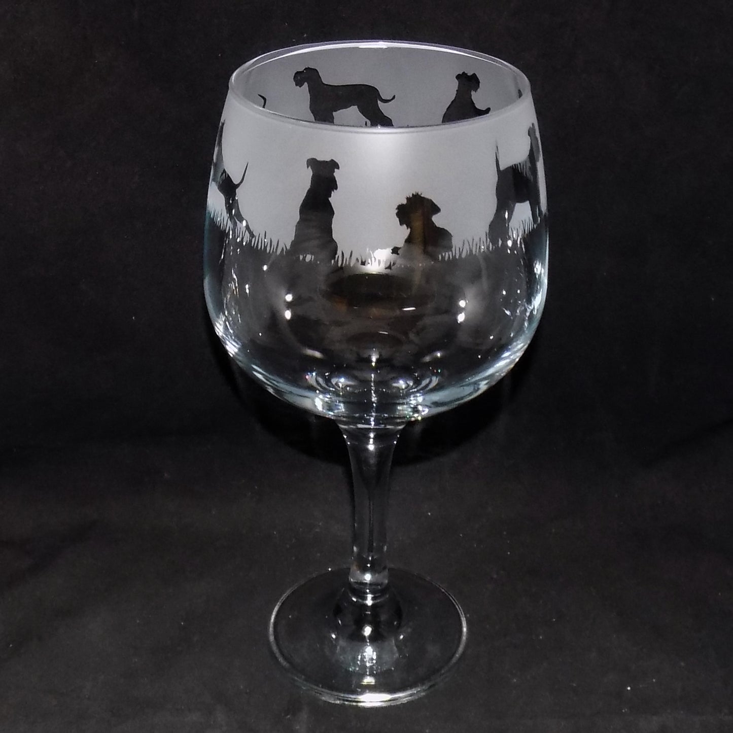 Schnauzer Gin Glass