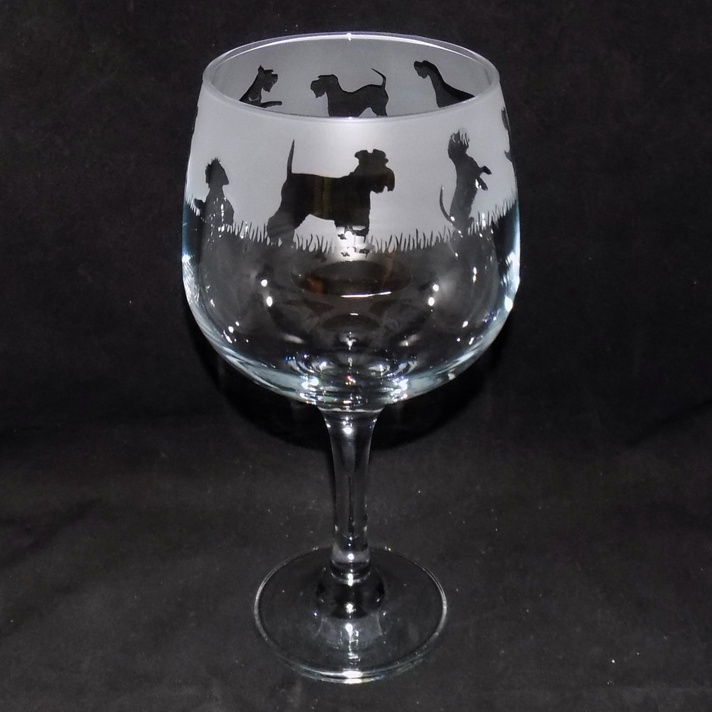 Schnauzer Gin Glass