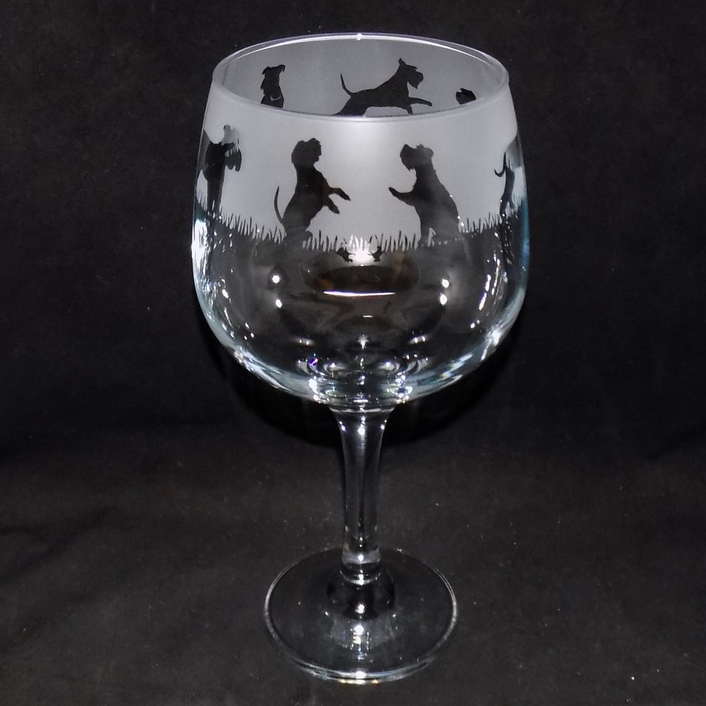 Schnauzer Gin Glass