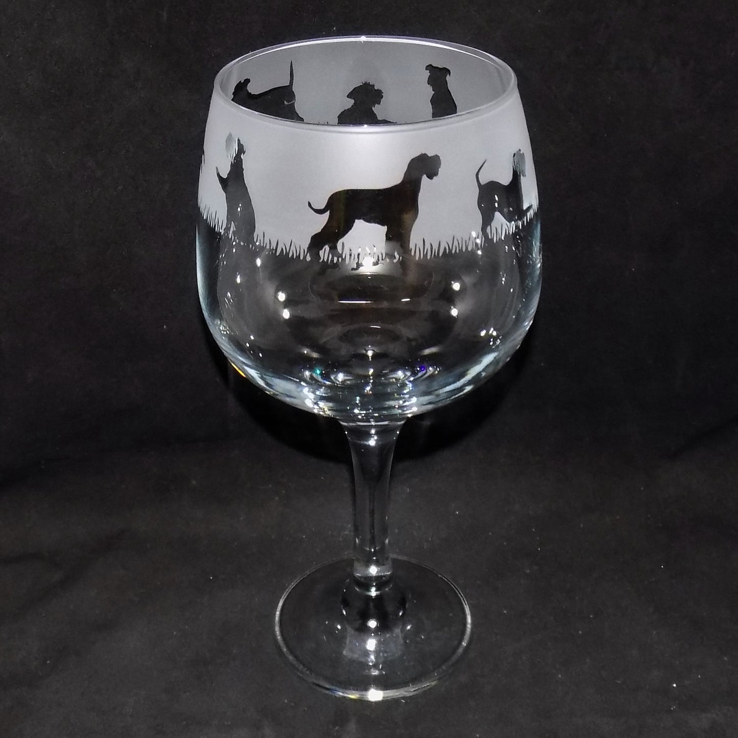 Schnauzer Gin Glass