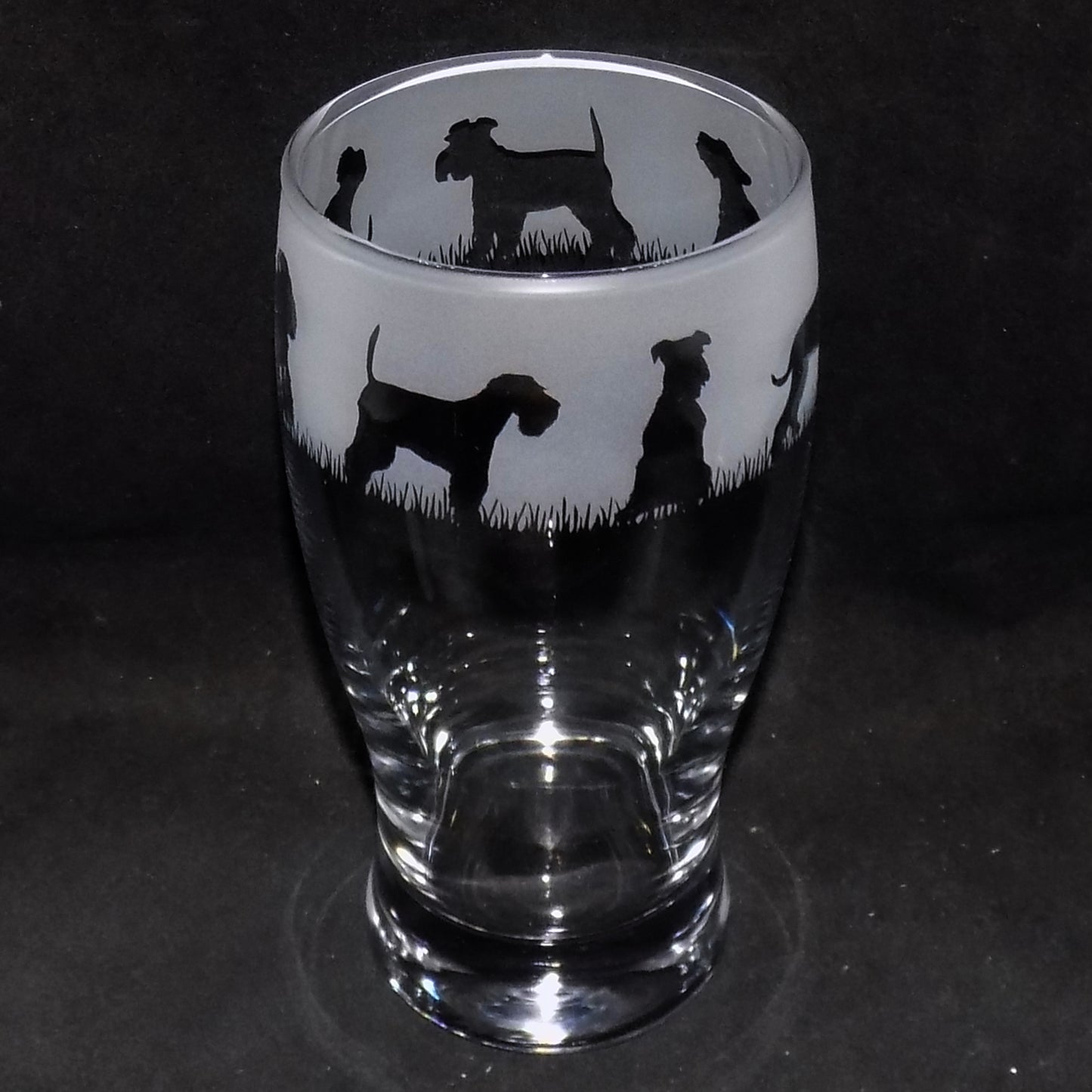 Schnauzer Pint Glass