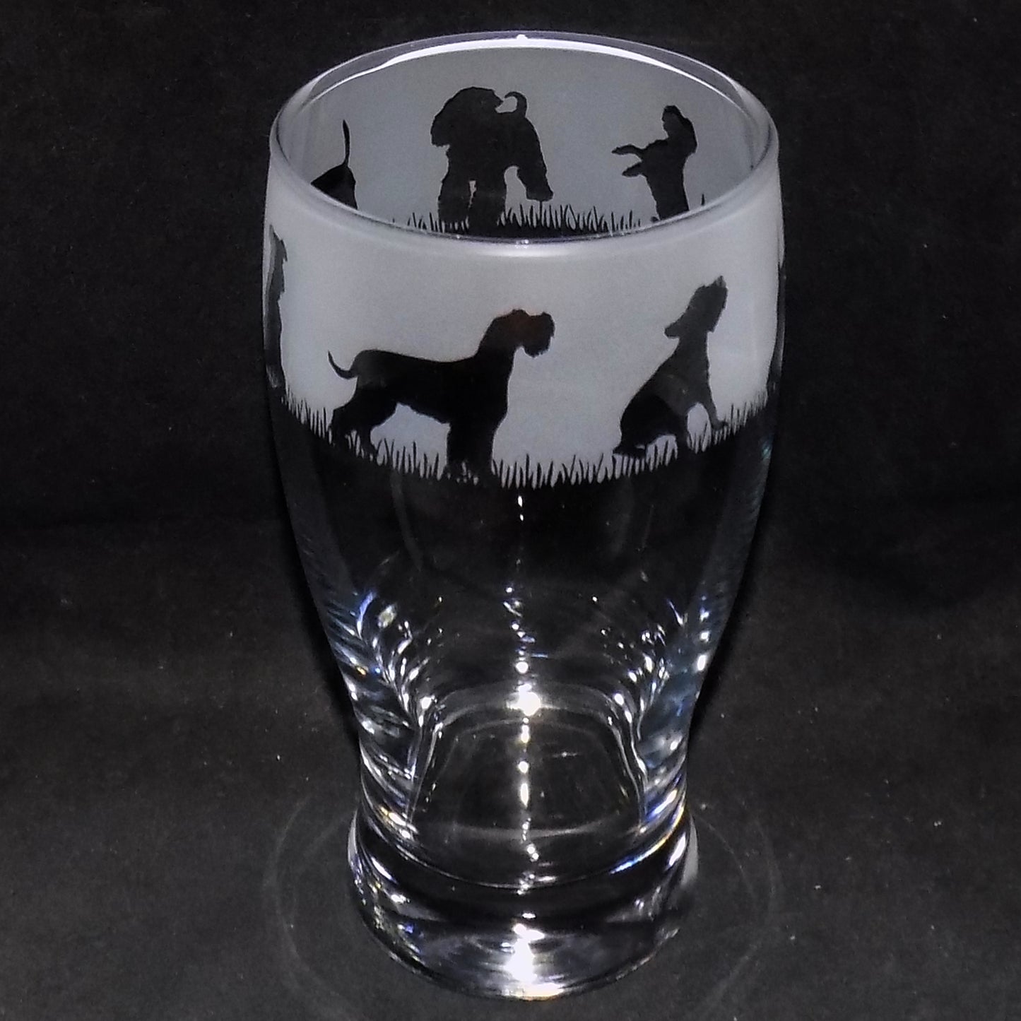 Schnauzer Pint Glass