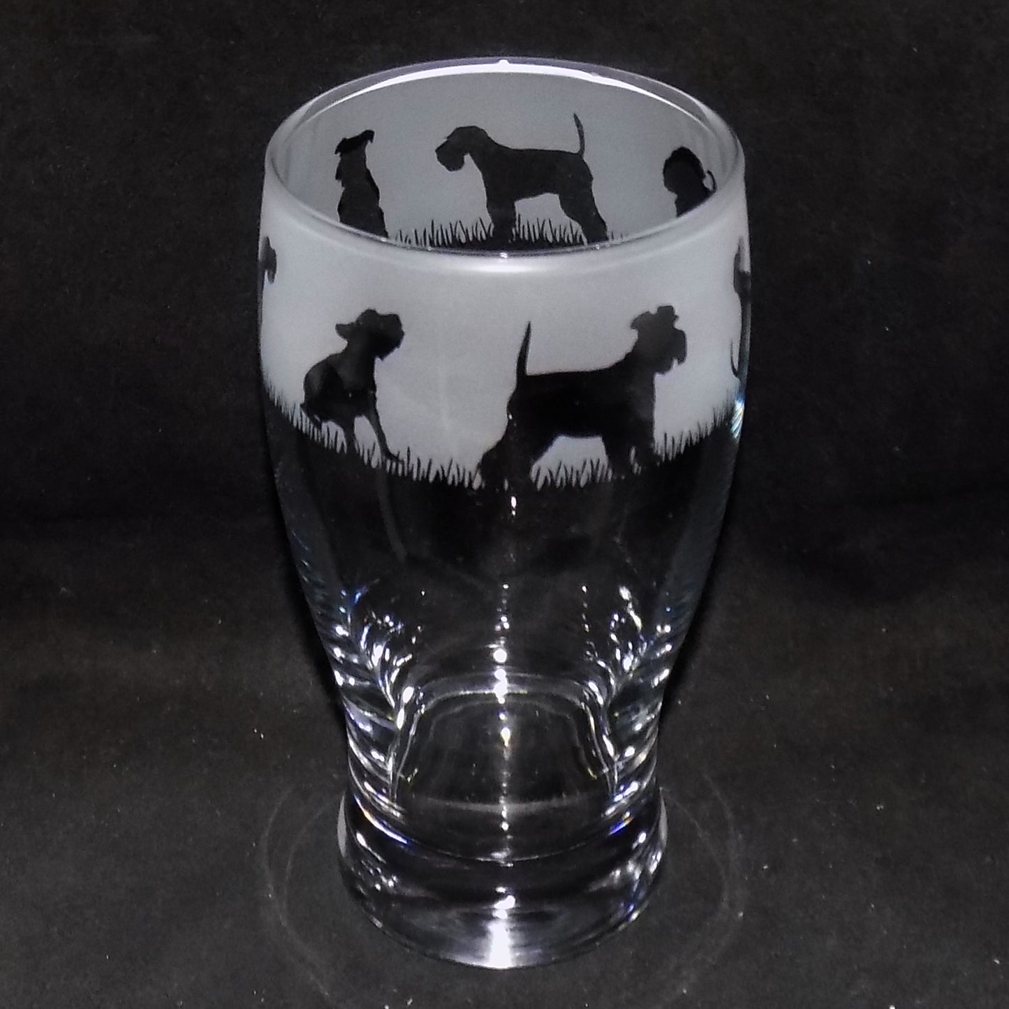 Schnauzer Pint Glass