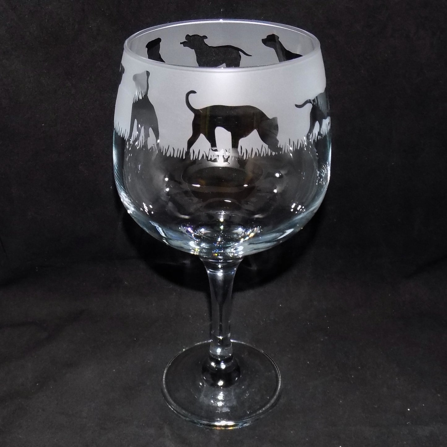 Staffordshire Bull Terrier Gin Glass