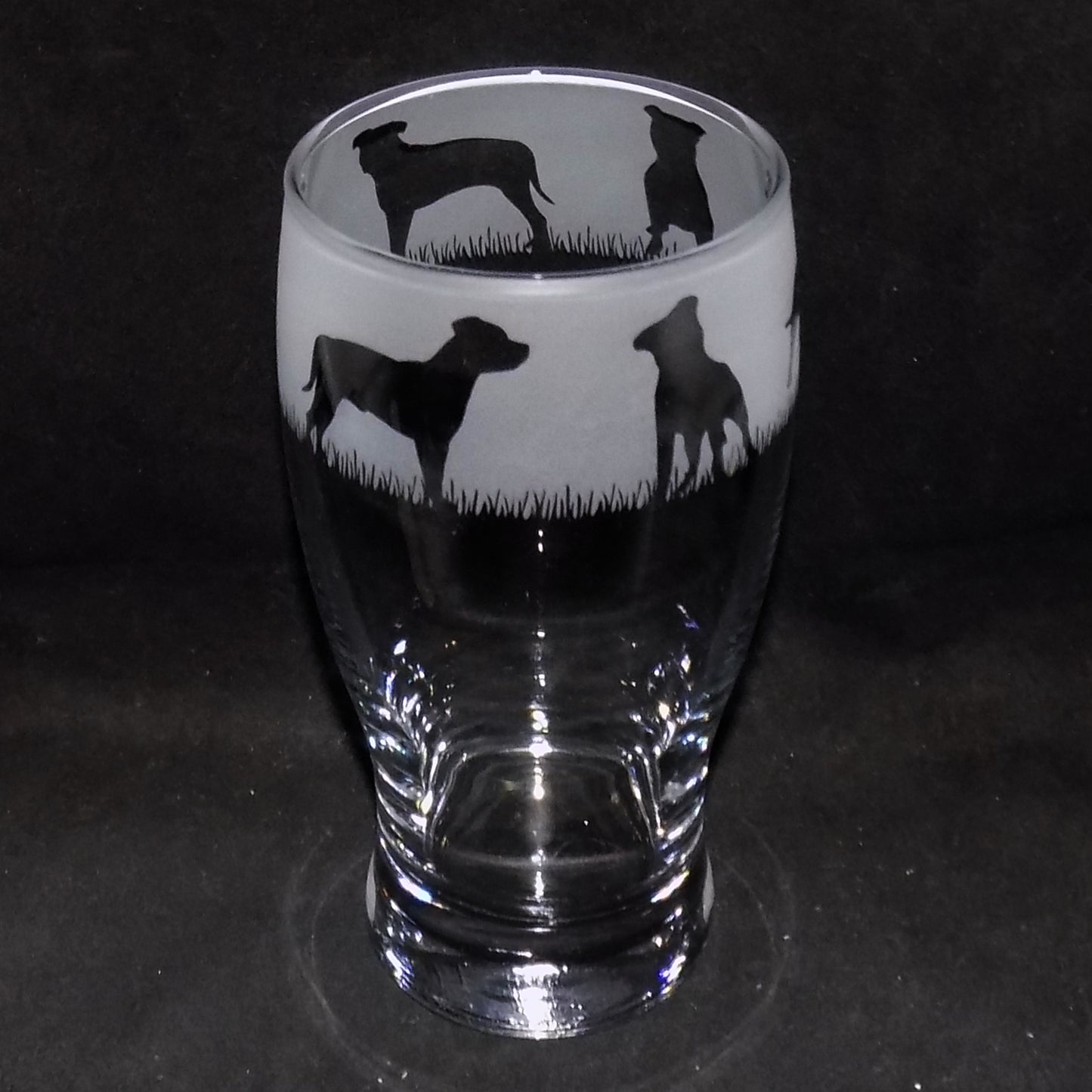 Staffordshire Bull Terrier Pint Glass