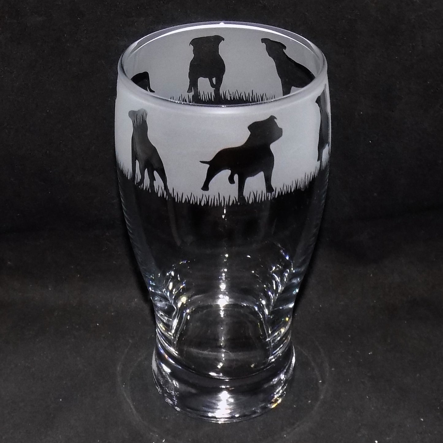 Staffordshire Bull Terrier Pint Glass