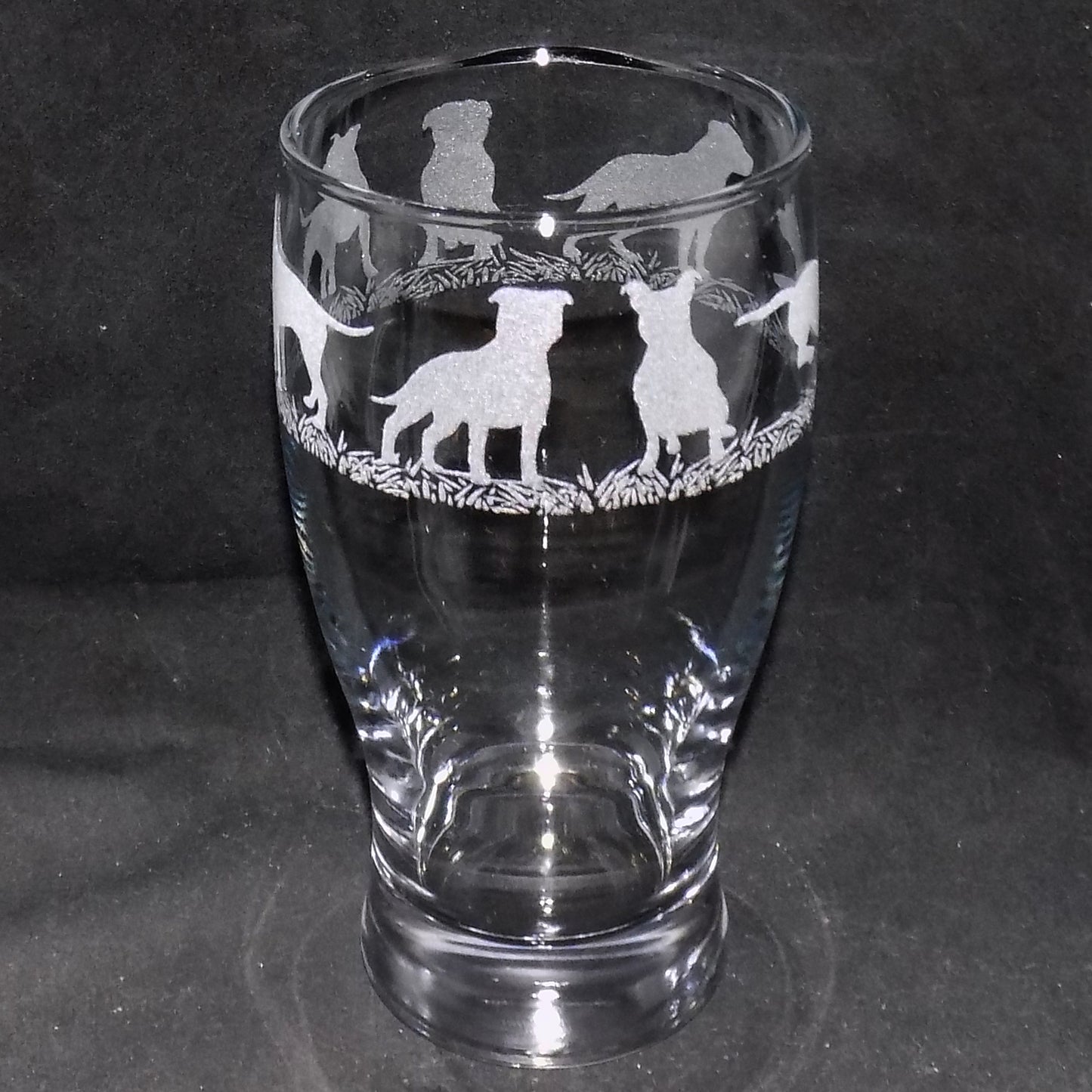 Staffordshire Bull Terrier Pint Glass