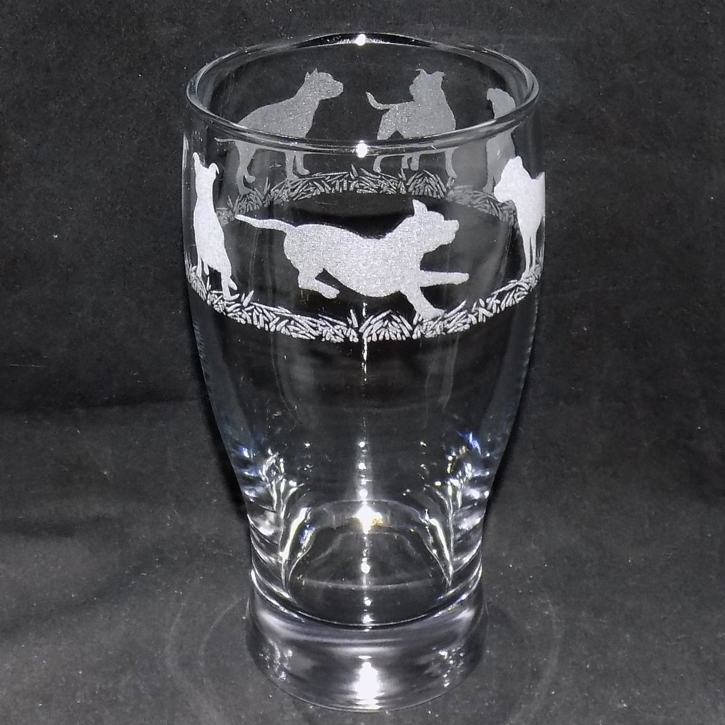 Staffordshire Bull Terrier Pint Glass