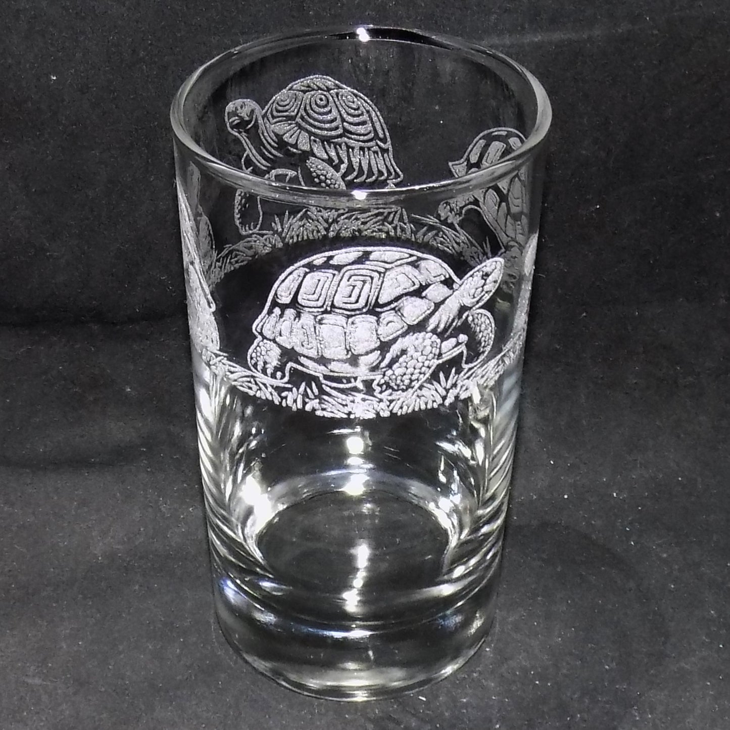 Tortoise Tall Glass