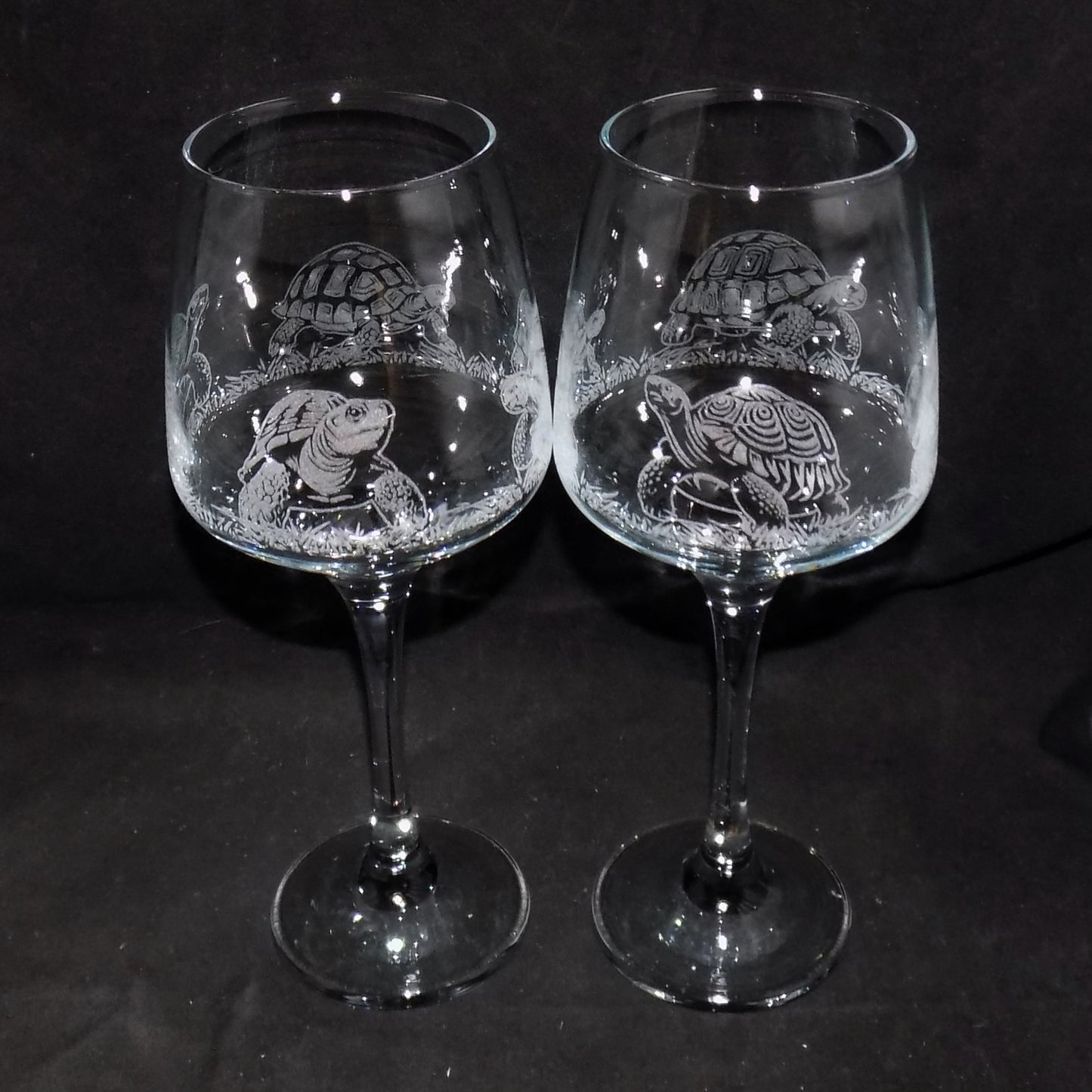 Tortoise Stemmed Wine Glass