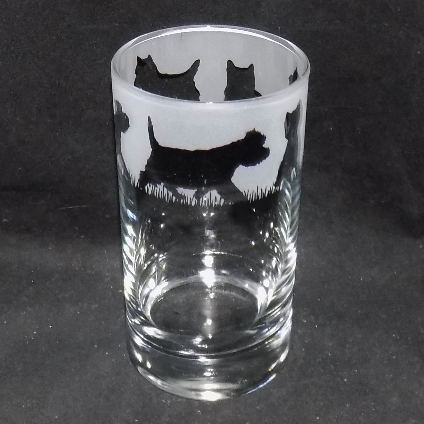 West Highland Terrier Tall Glass