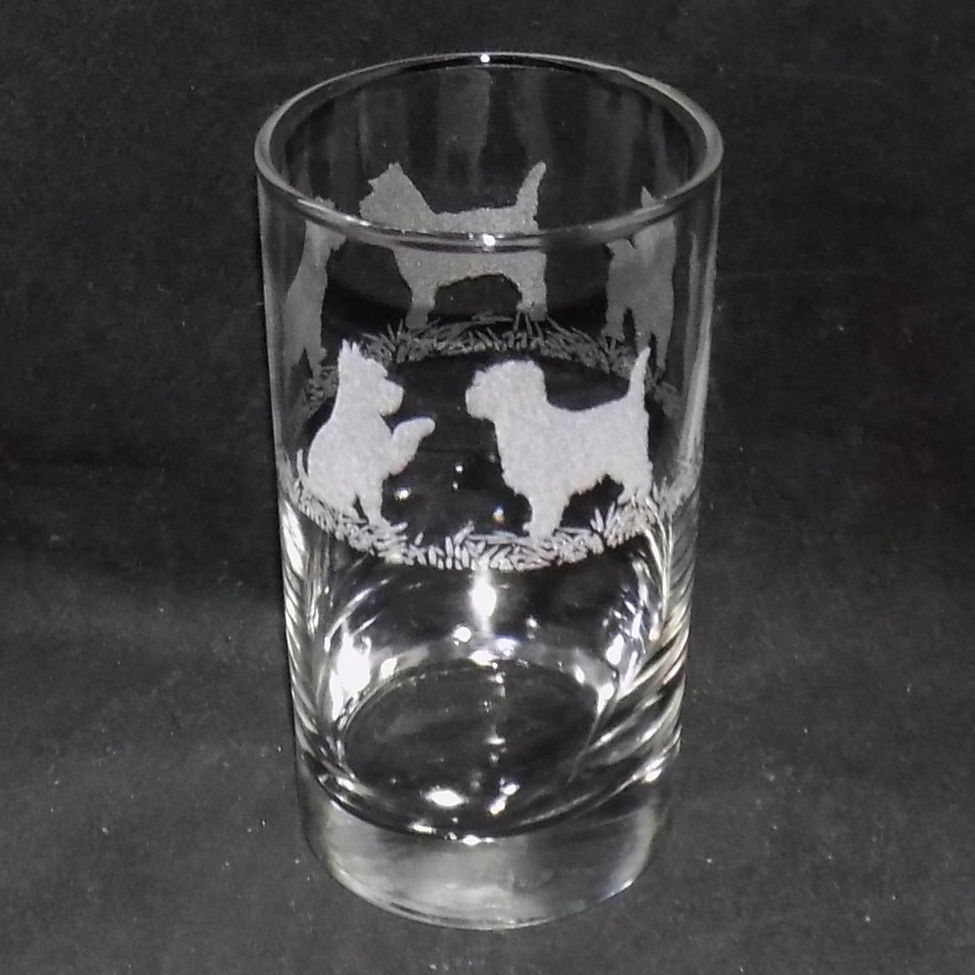 West Highland Terrier Tall Glass