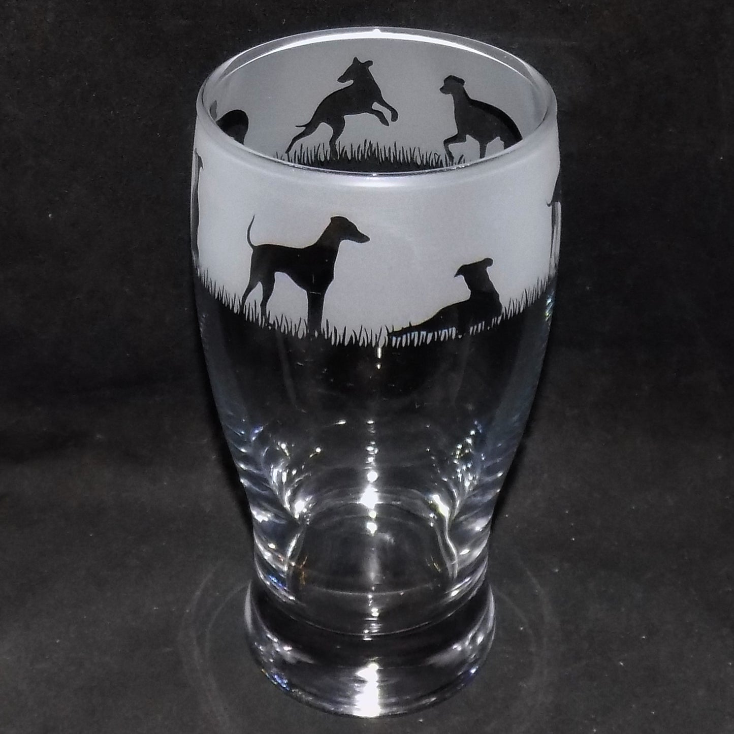 Whippet Pint Glass