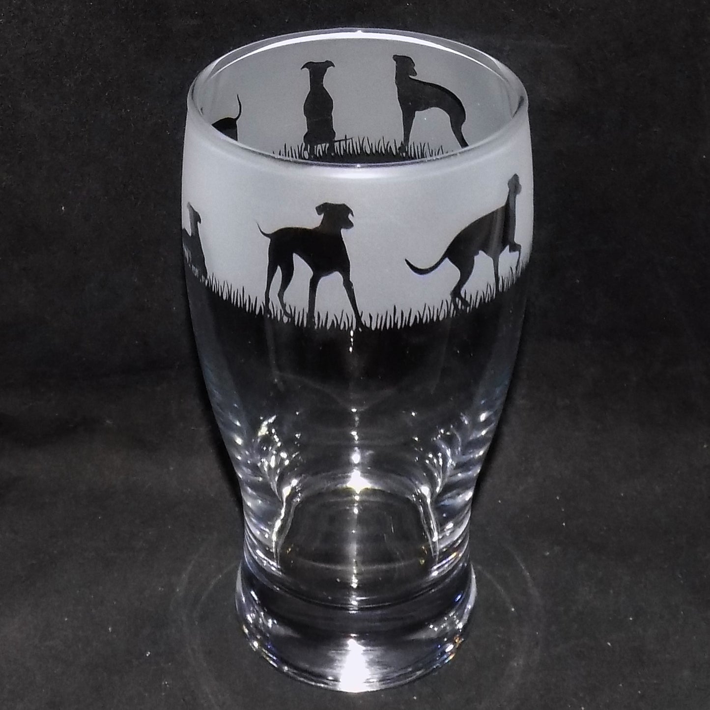 Whippet Pint Glass